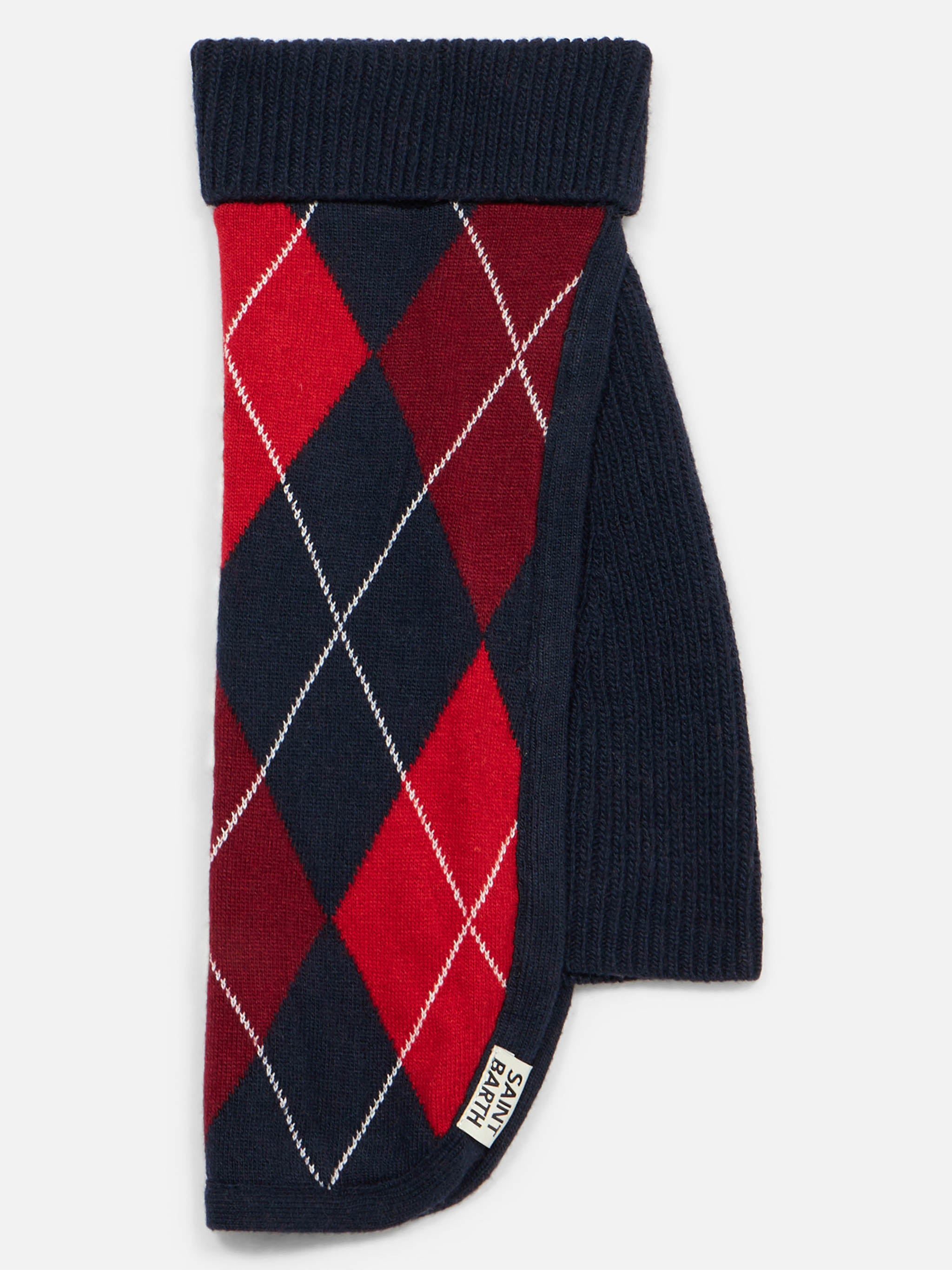 mc2-saint-barth-maglioncino-cane-argyle-dolcevita-lana-cashmere image 6