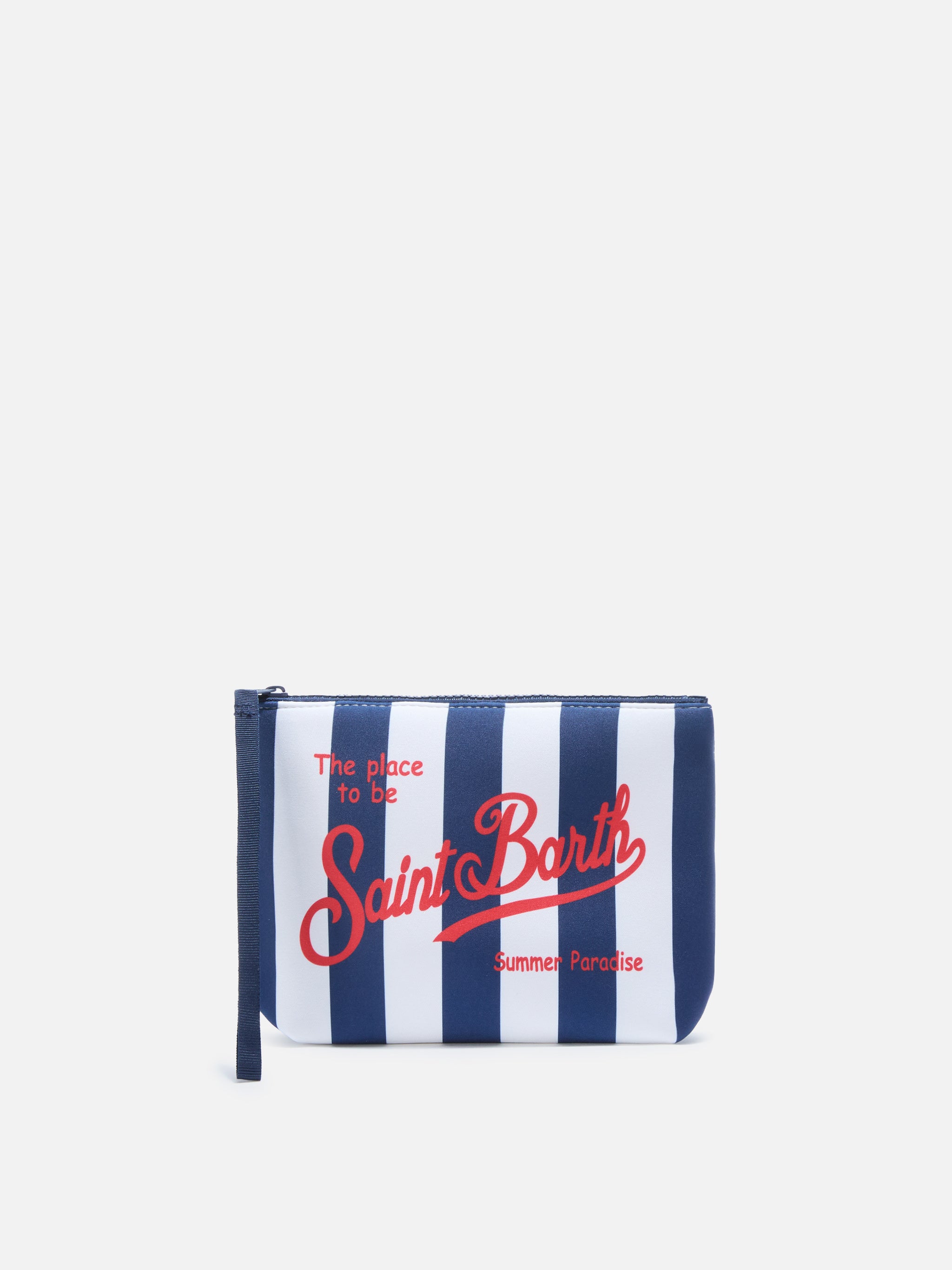 mc2-saint-barth-pochette-aline-scuba-a-righe-larghe-blu-e-bianca image 1