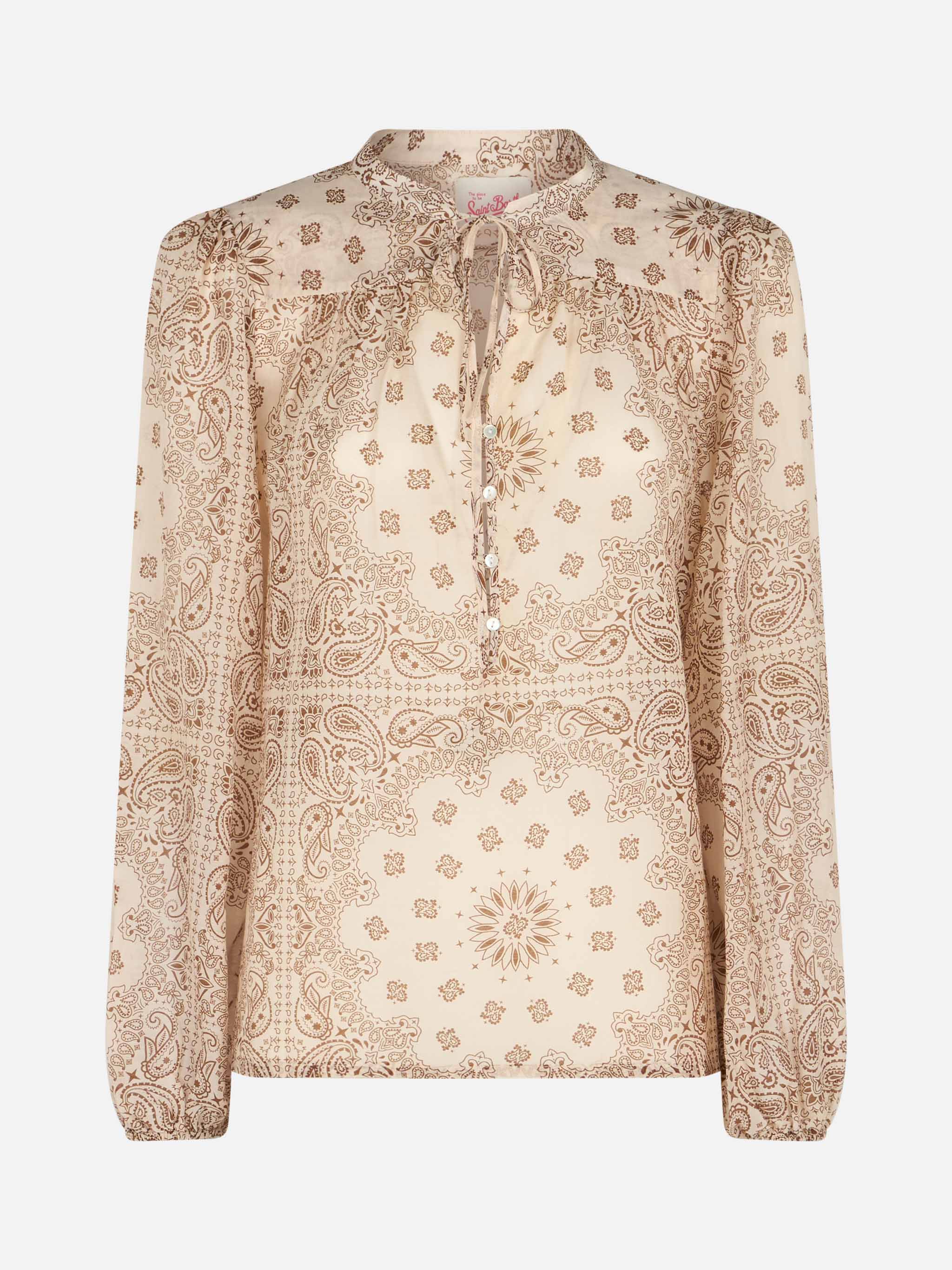 mc2-saint-barth-camicia-harper-donna-in-seta-voile-stampa-bandana-bianca image 1