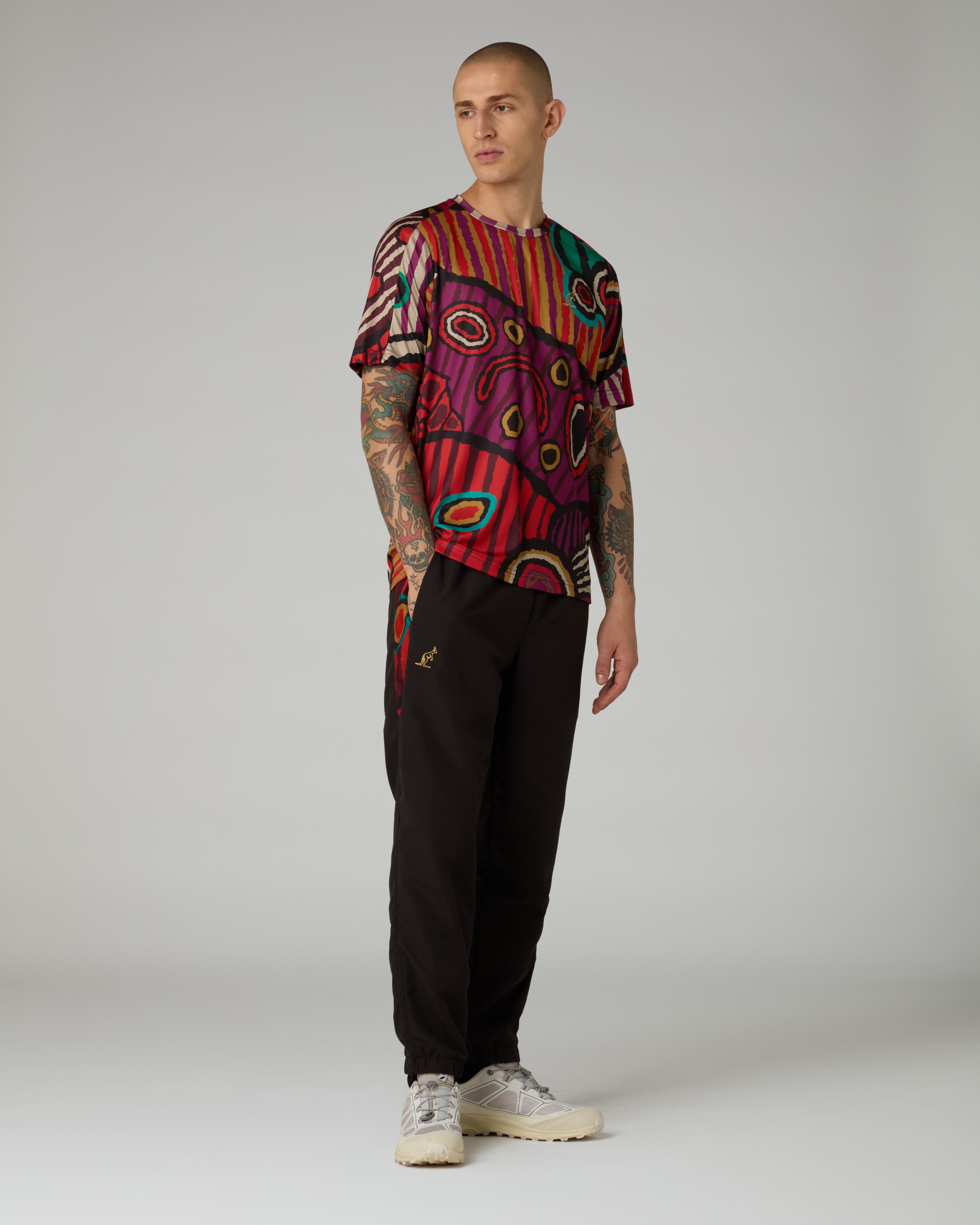 australian-jagera-t-shirt-in-tessuto-ace-bordeaux image 2