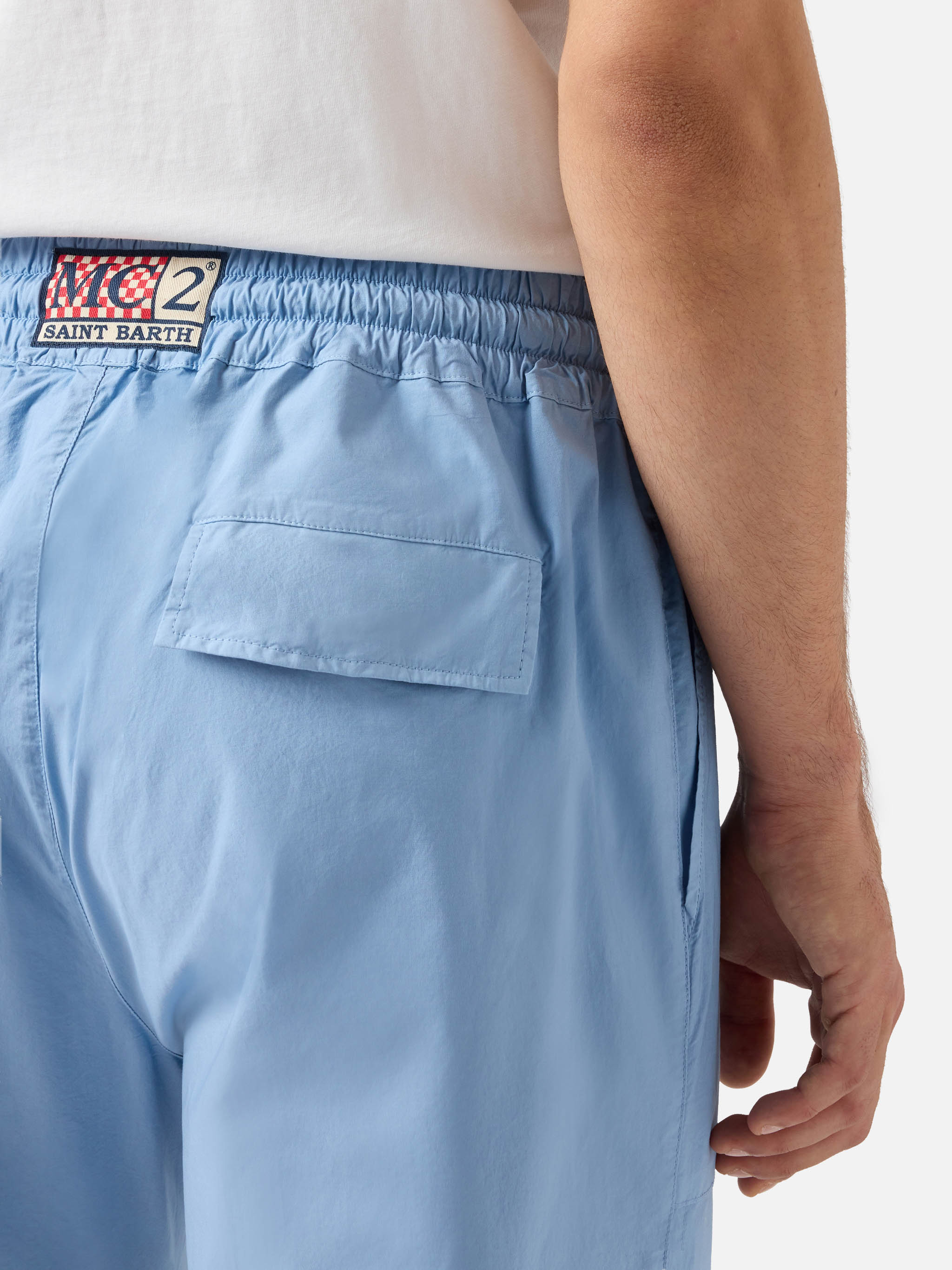 mc2-saint-barth-calais-pantaloni-uomo-cotone-azzurro-polvere-relaxed-coulisse image 2
