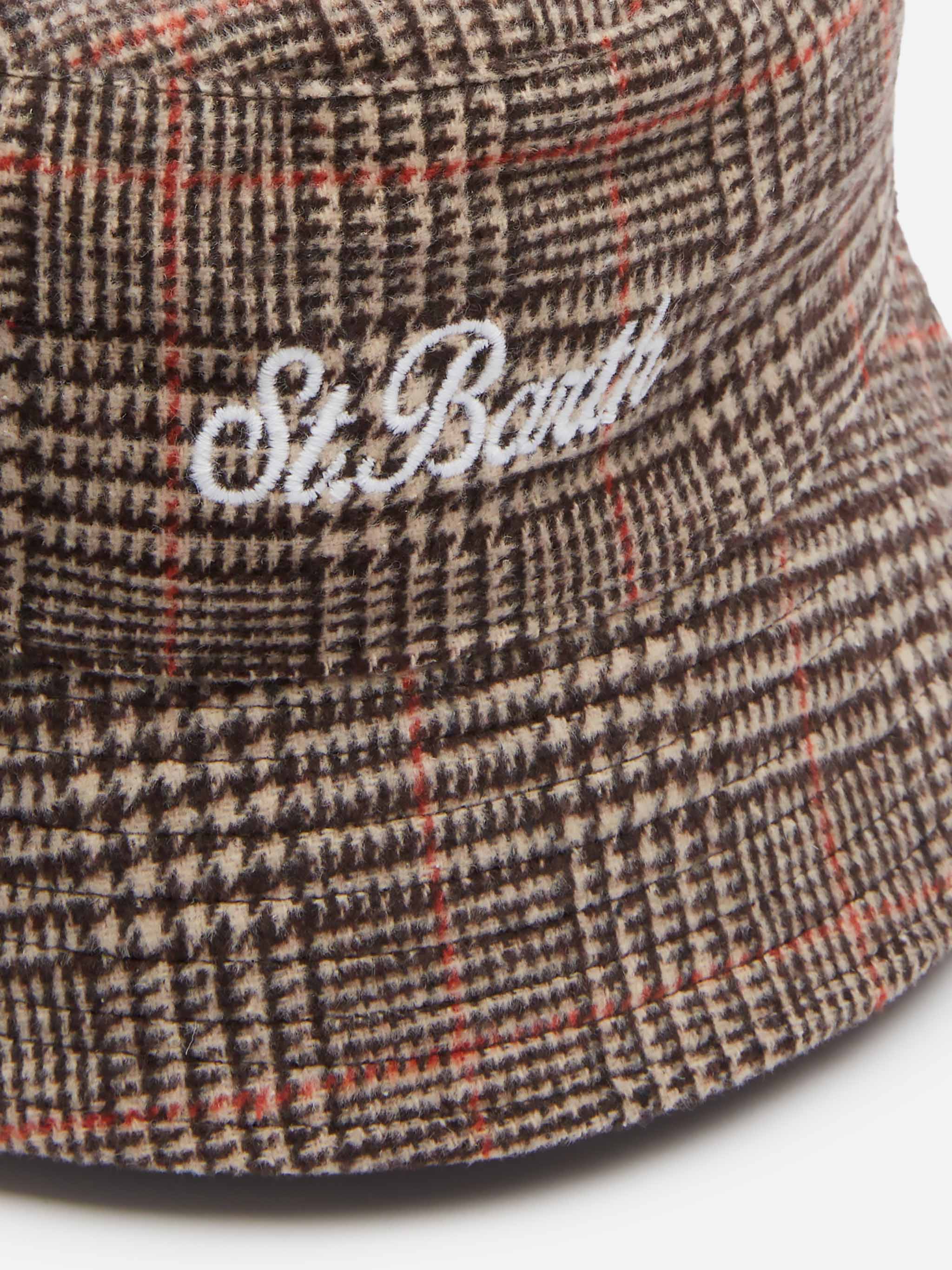 mc2-saint-barth-cappello-jude-bucket-principe-di-galles-multicolor image 3