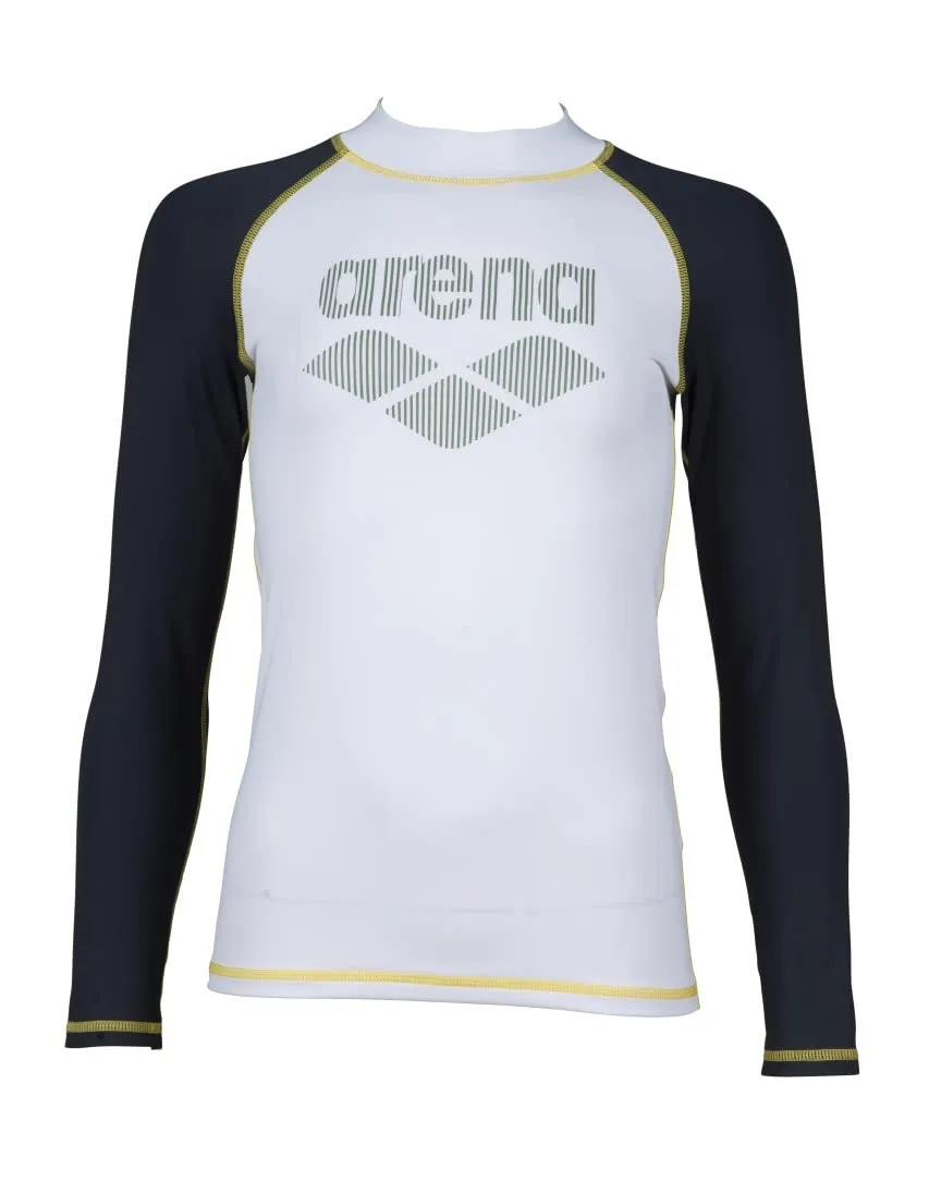 arena-rash-vest-manica-lunga-bambini-e-ragazzi-maglietta-swim-con-protezione-uv image 1
