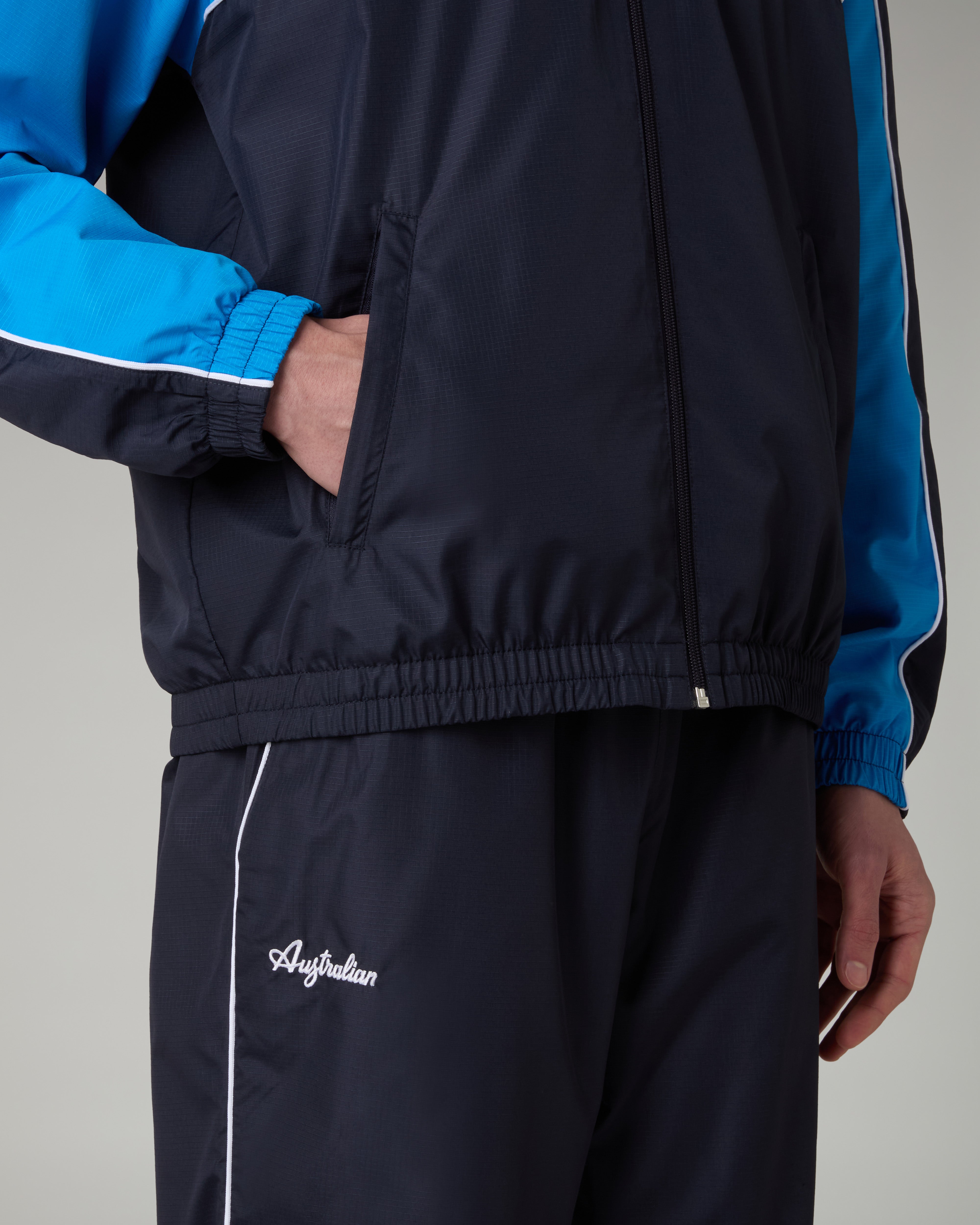 australian-mycon-tracksuit-tuta-foderata-in-tessuto-brice-con-giacca-full-zip-e- image 5
