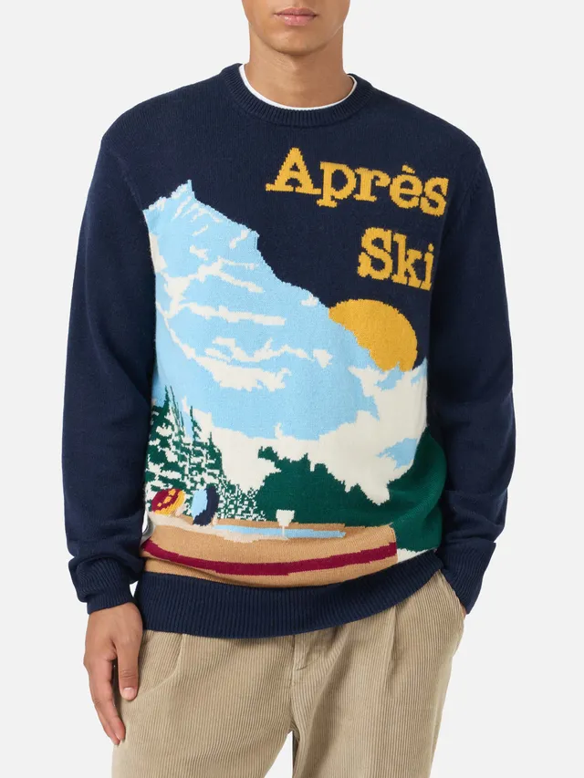 mc2-saint-barth-maglione-girocollo-uomo-cartolina-jacquard-blu-navy-apr-s-sky image 1