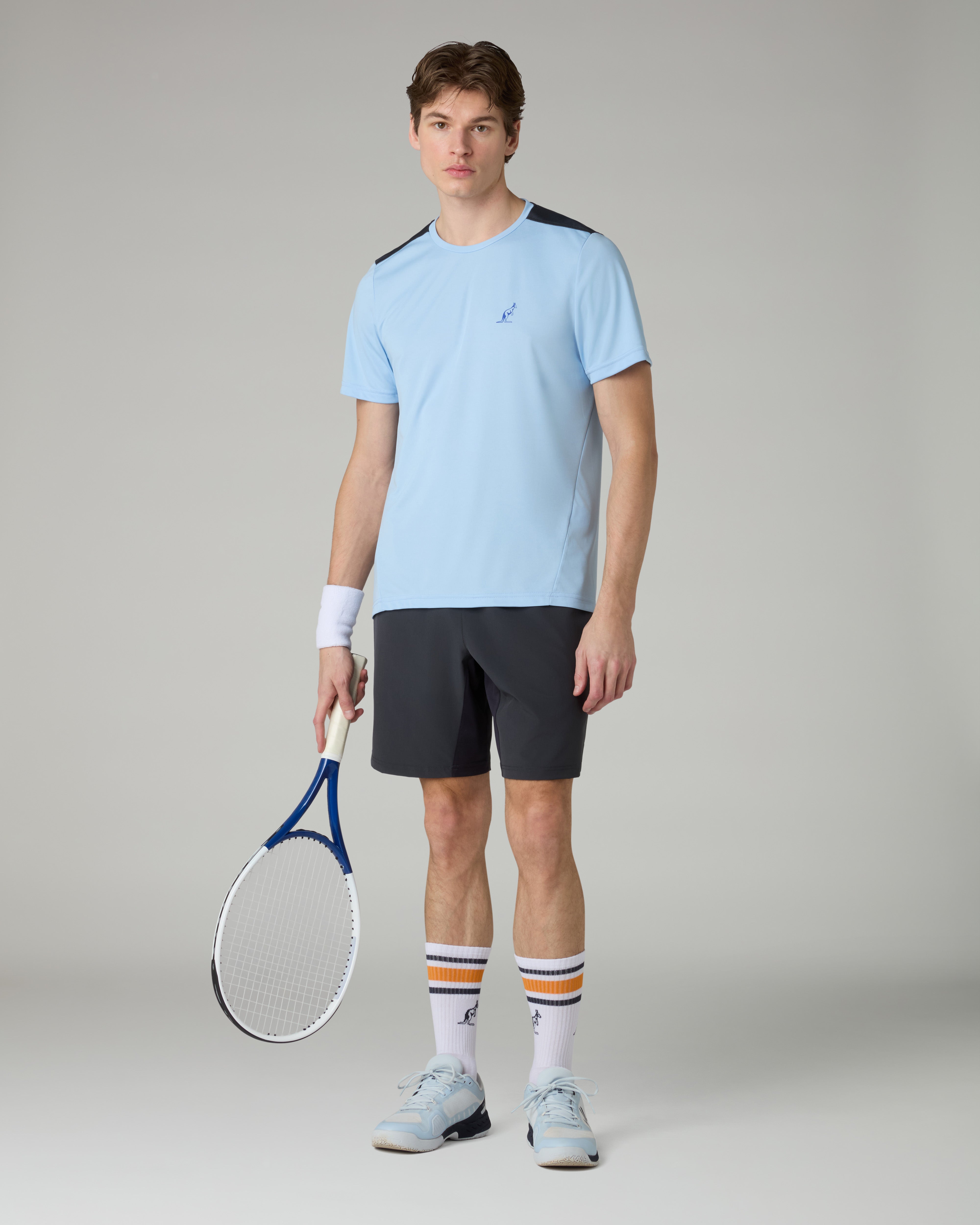 australian-court-t-shirt-t-shirt-tecnica-ace-azzurro-pastello-performance image 2