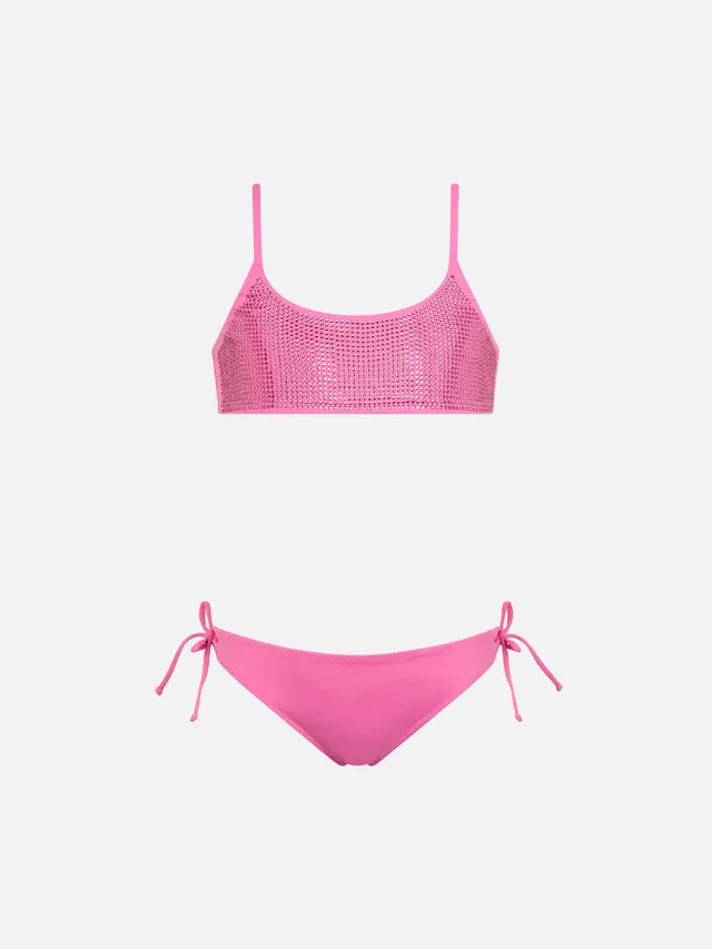 mc2-saint-barth-bikini-bralette-jaiden-bambina-rosa-con-strass image 1
