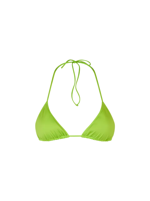 mc2-saint-barth-leah-top-bikini-triangolo-lime image 1