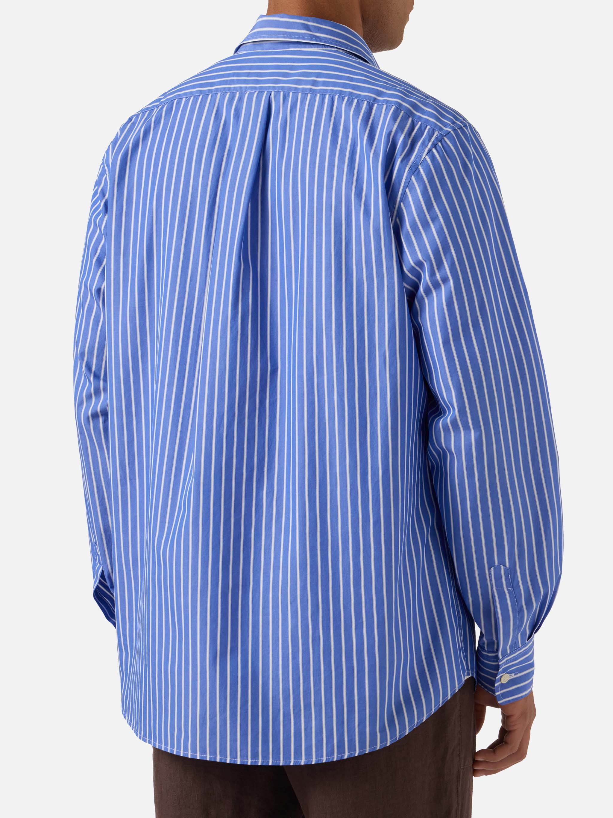 mc2-saint-barth-camicia-levanzo-uomo-cotone-rigata-blu-oversize image 3