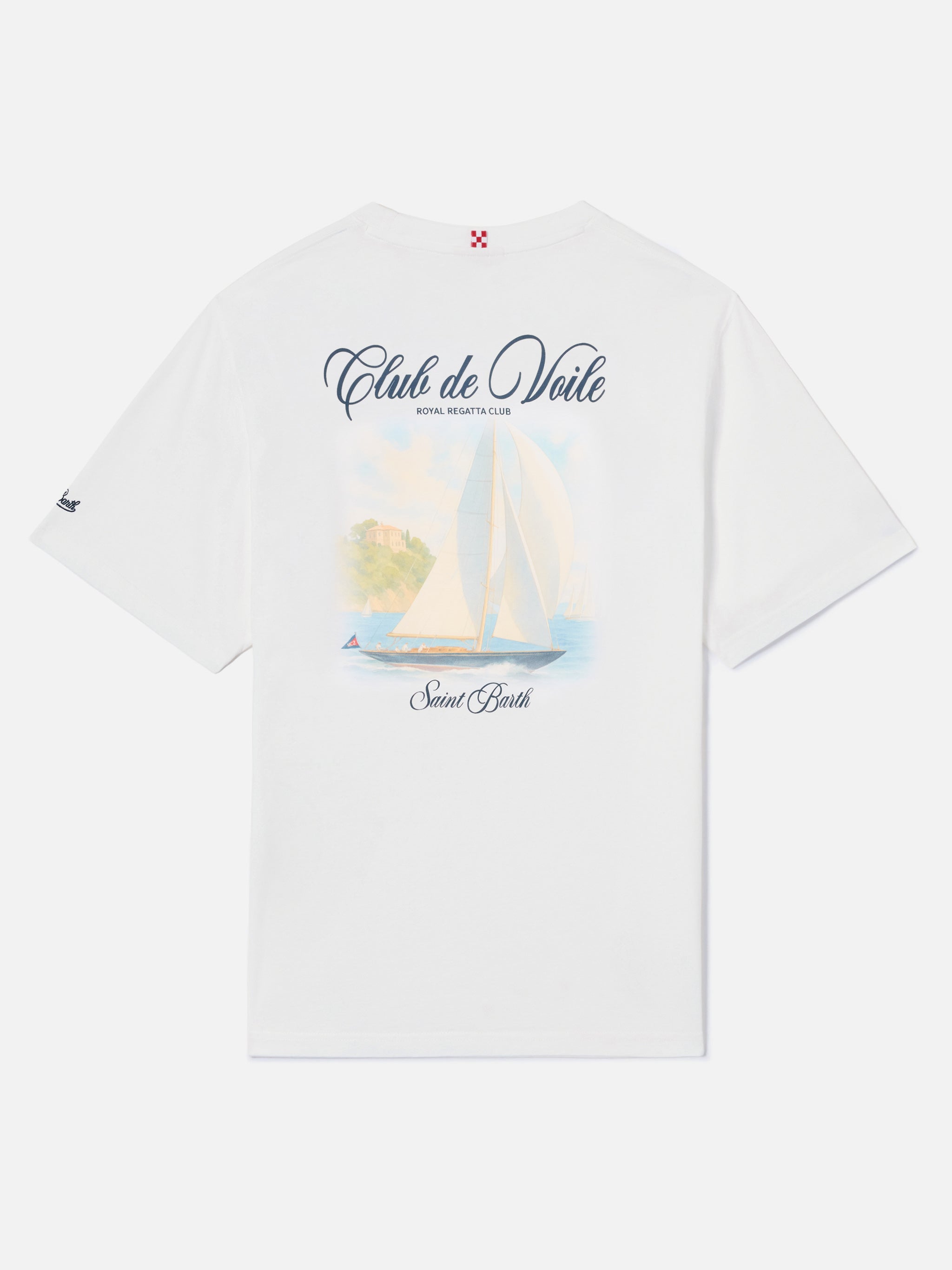 mc2-saint-barth-t-shirt-portland-bianca-con-stampa-club-de-voile-uomo image 1