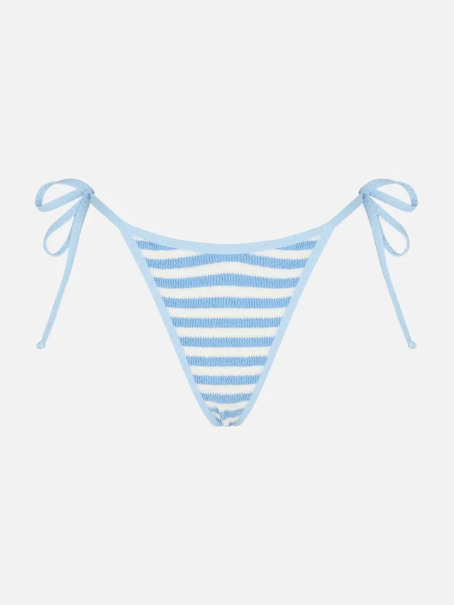 mc2-saint-barth-norah-slip-mare-donna-righe-azzurro-bianco image 1