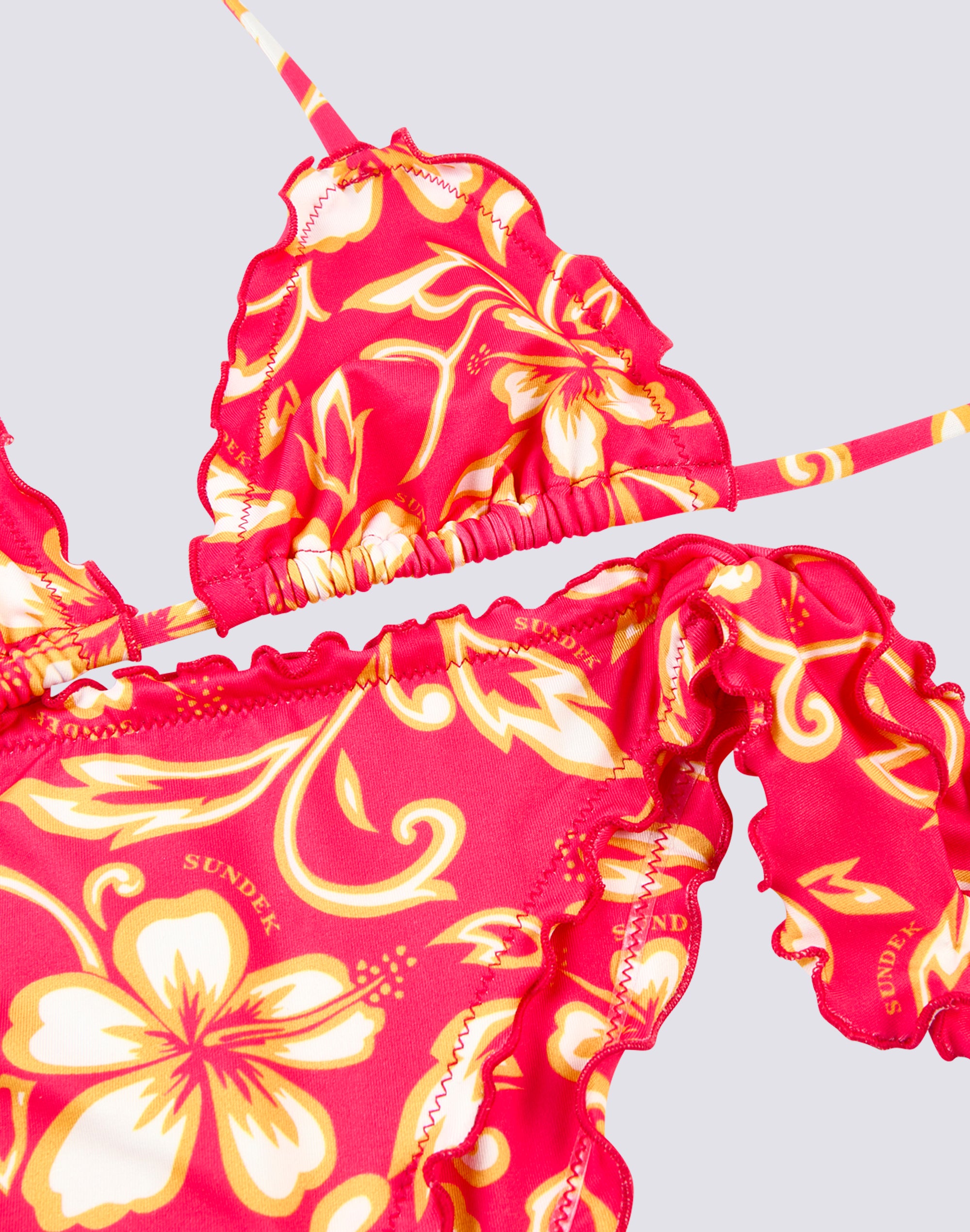 sundek-bikini-bambina-con-stampa-hibiscus-sk23 image 2