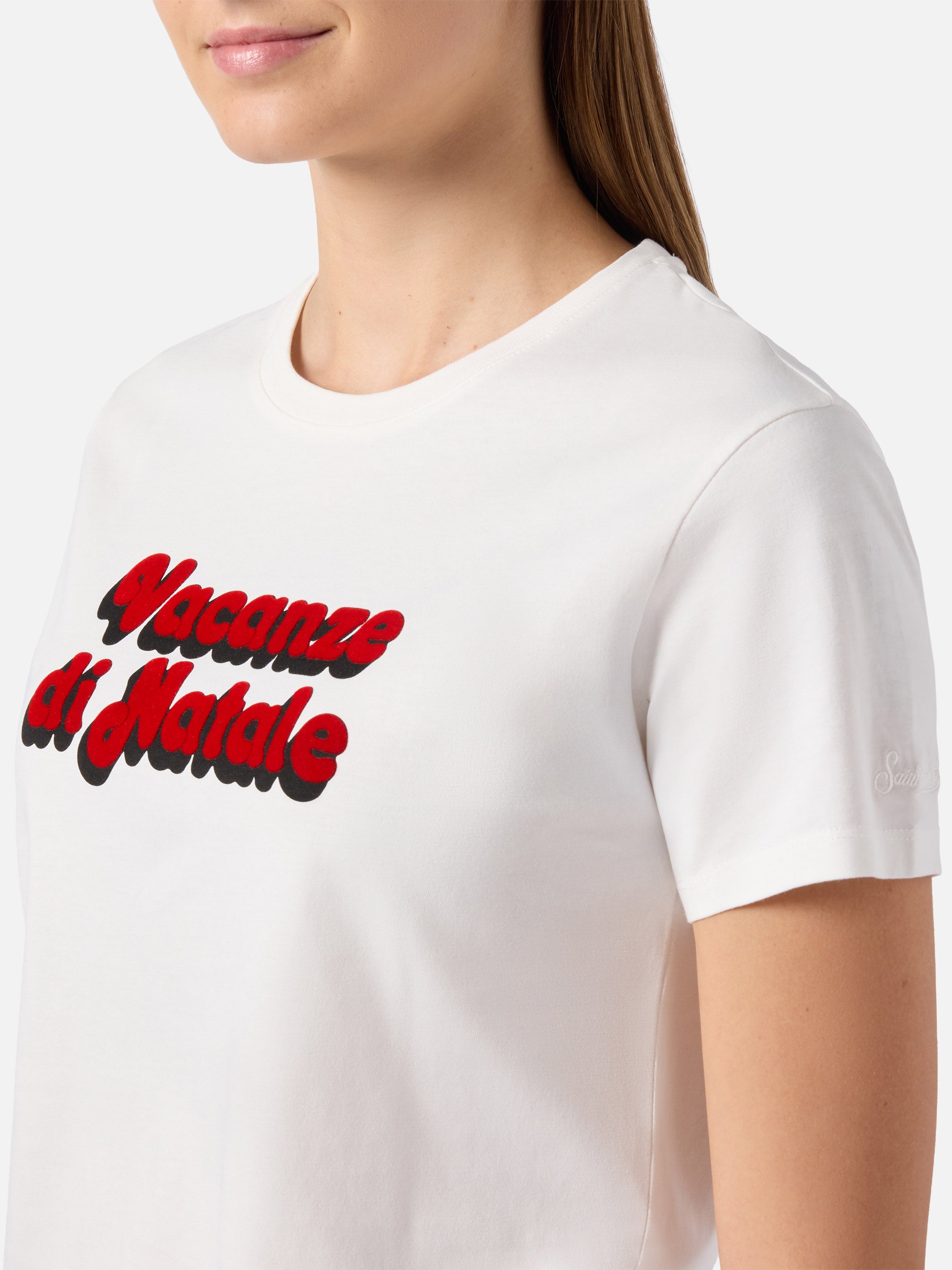 mc2-saint-barth-t-shirt-emilie-donna-in-cotone-organico-bianca-vacanze-di-natale image 2