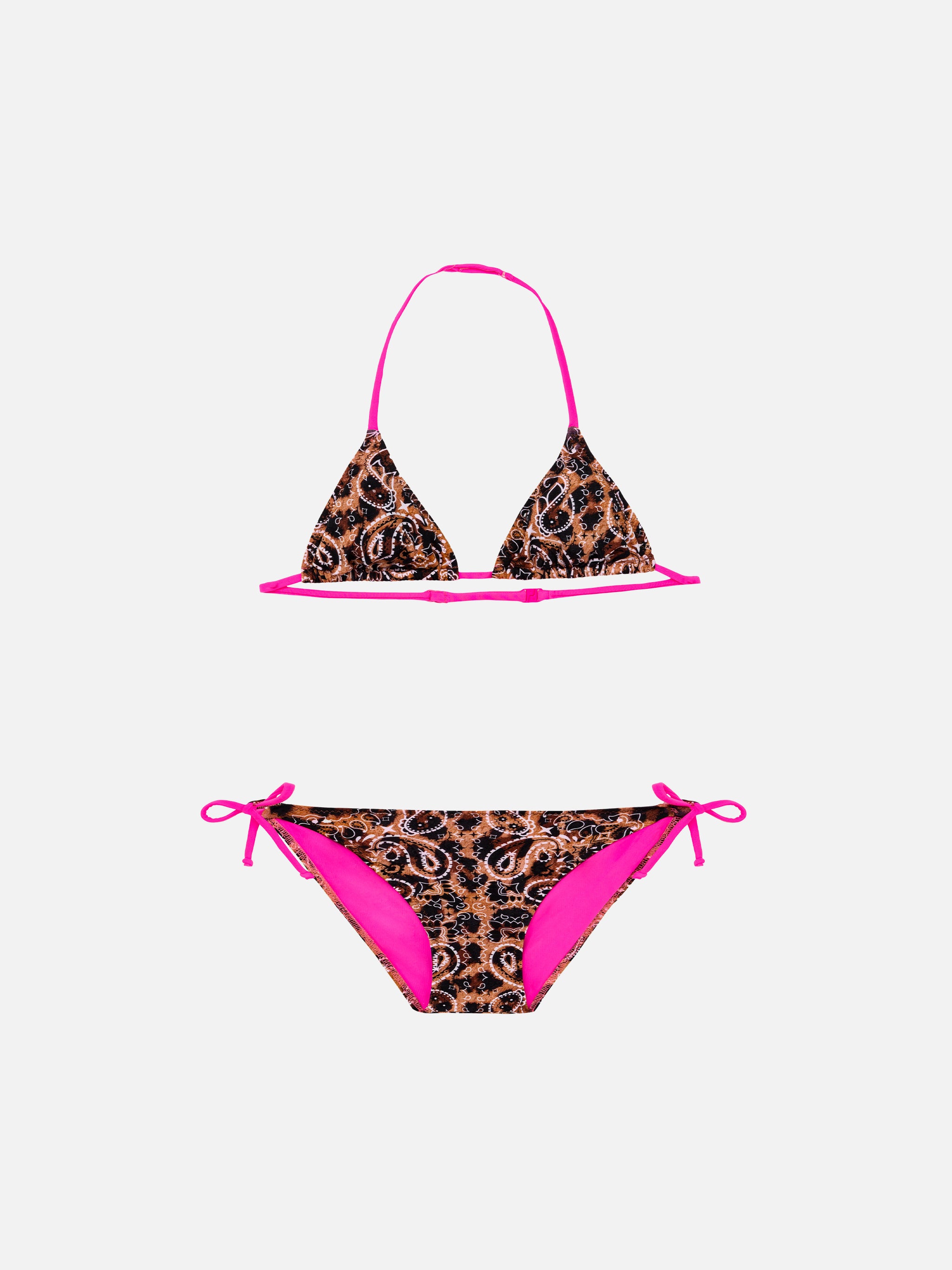 mc2-saint-barth-bikini-triangolo-con-stampa-bandana-leo-da-bambina image 1
