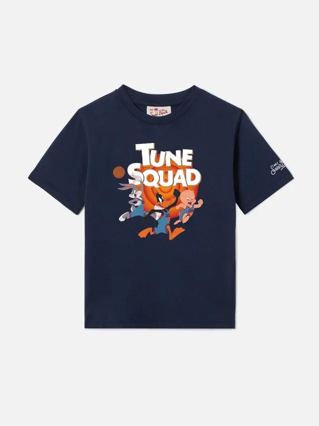 mc2-saint-barth-tune-squad-t-shirt-bambino-cotone-blu-space-jam image 1