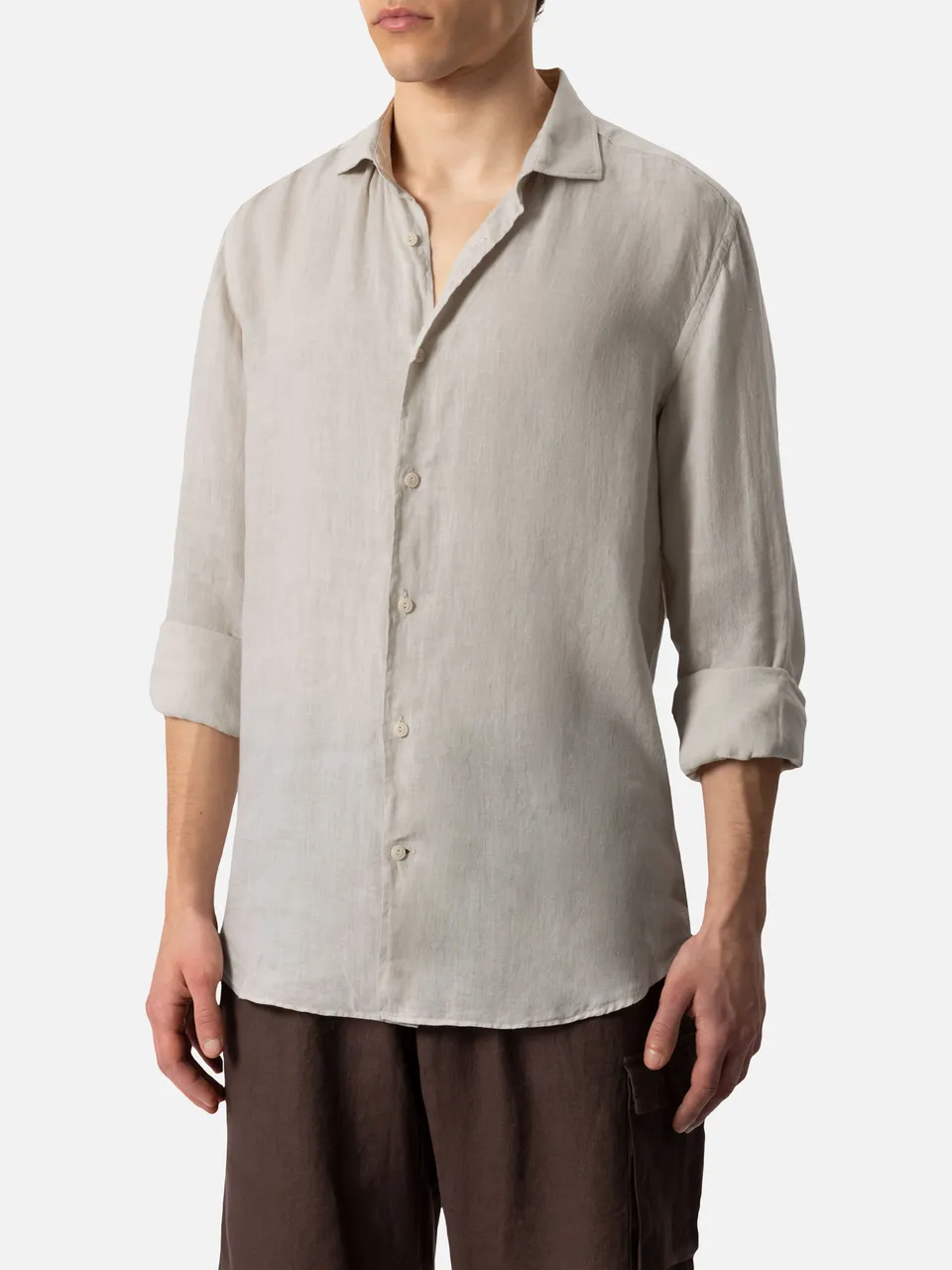 mc2-saint-barth-pamplona-camicia-uomo-in-lino-bianco-sporco image 1