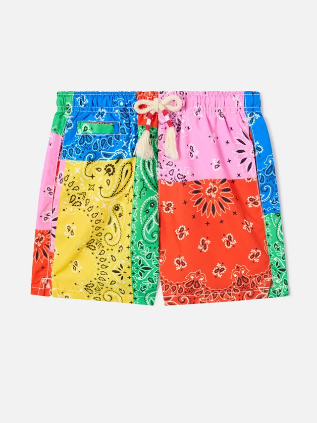 mc2-saint-barth-costume-da-bagno-bambino-bandana-multicolore image 1