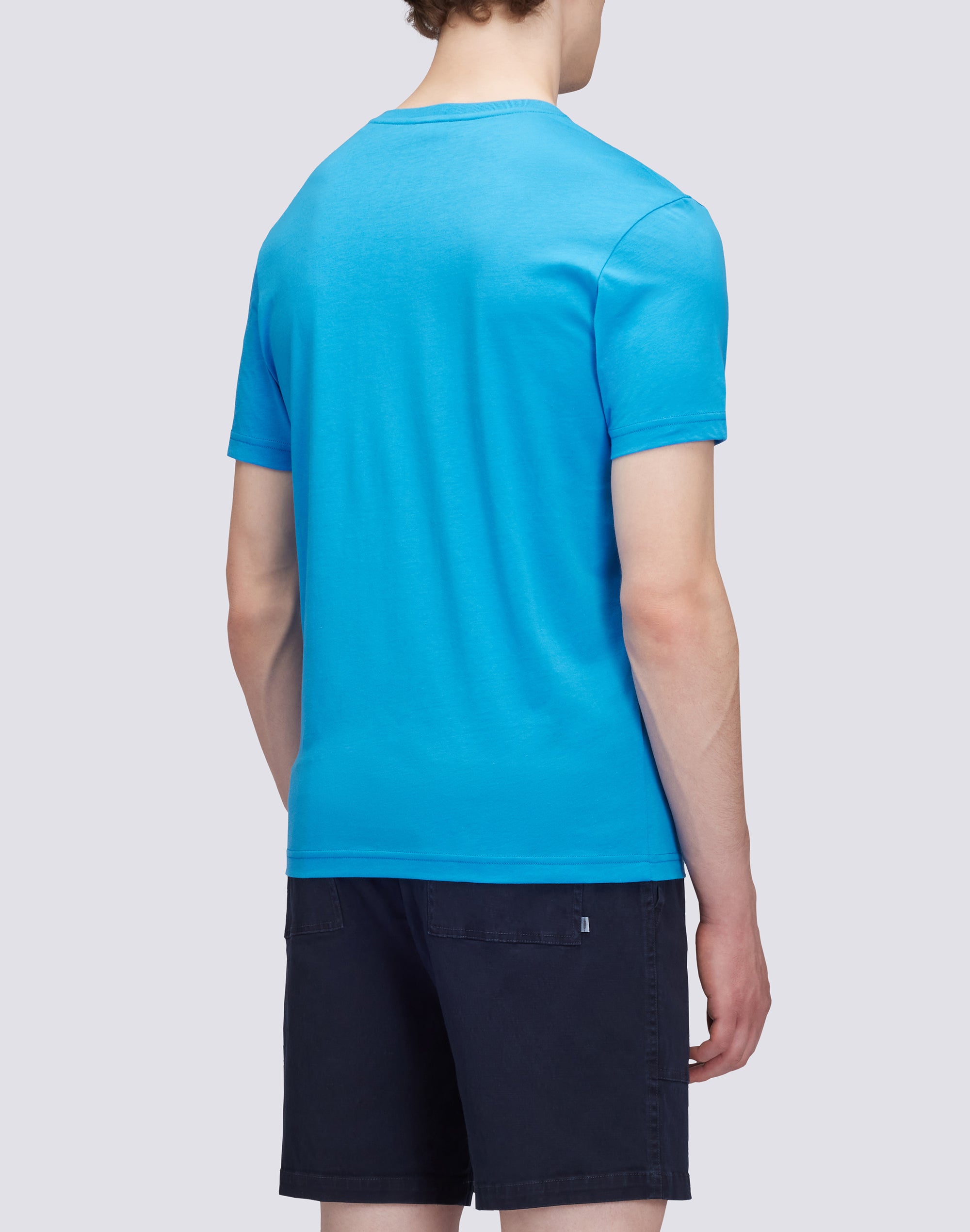 sundek-t-shirt-uomo-tinta-unita-in-cotone-pima-m672tejy700 image 2