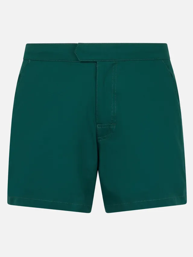 mc2-saint-barth-costume-master-uomo-boxer-mare-verde-british-tinta-unita image 1