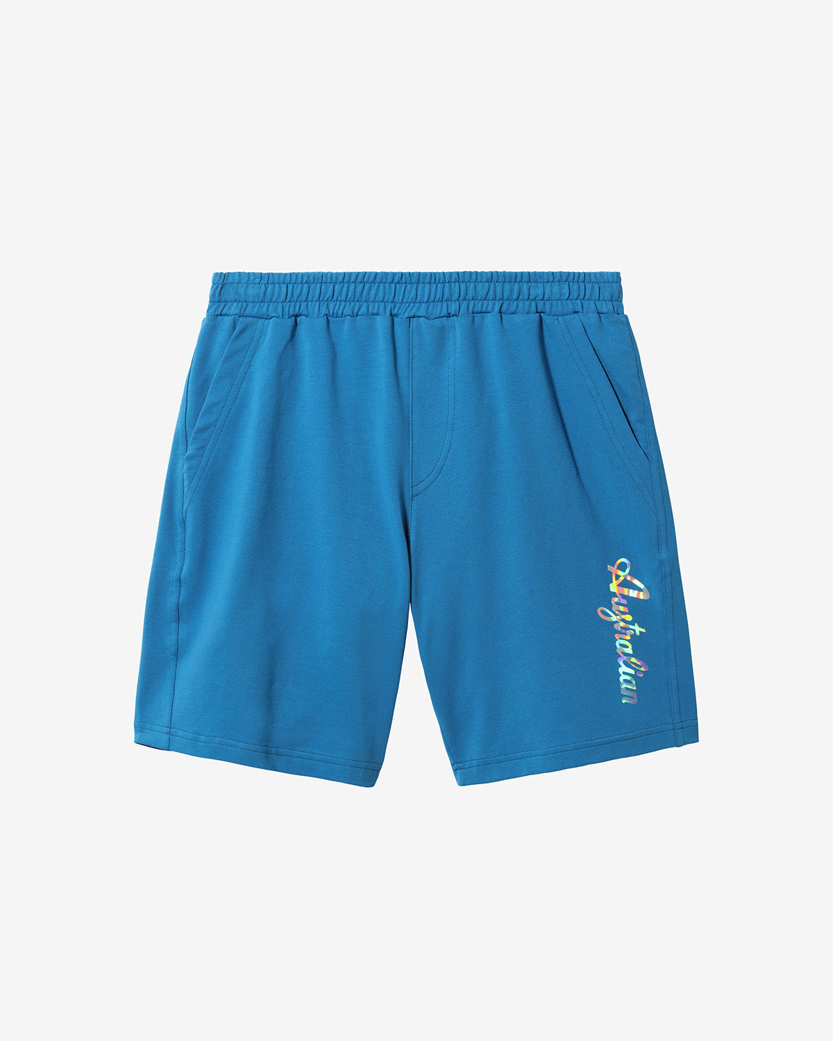 australian-urban-short-short-in-felpa-ottanio-con-logo-olografico-made-in-italy image 6