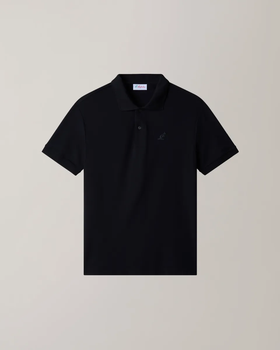 australian-essential-polo-tecnica-nera-uomo image 1