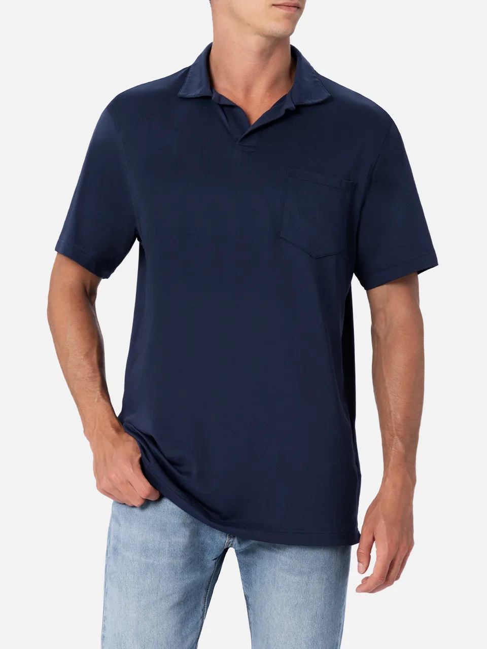 mc2-saint-barth-camber-polo-uomo-blu-navy-in-piqu-tecnico image 1