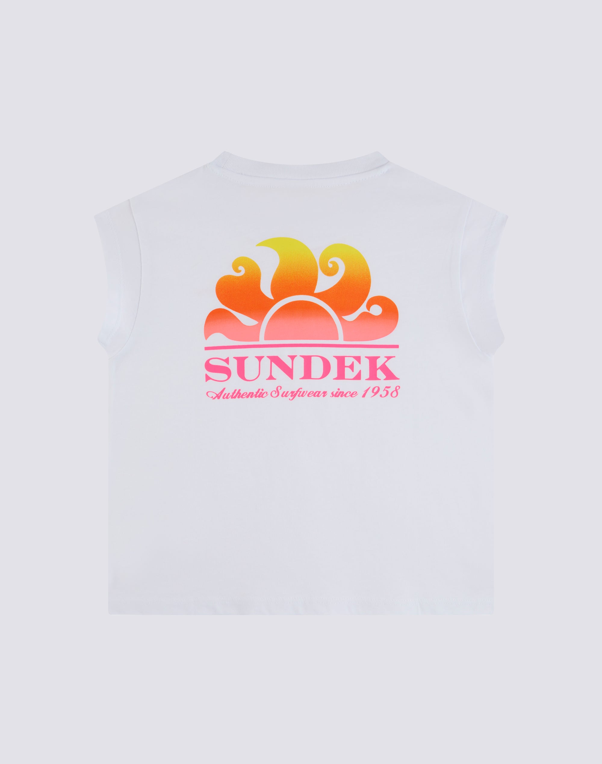 sundek-t-shirt-bambina-con-logo-degrad-in-jersey-di-cotone image 1