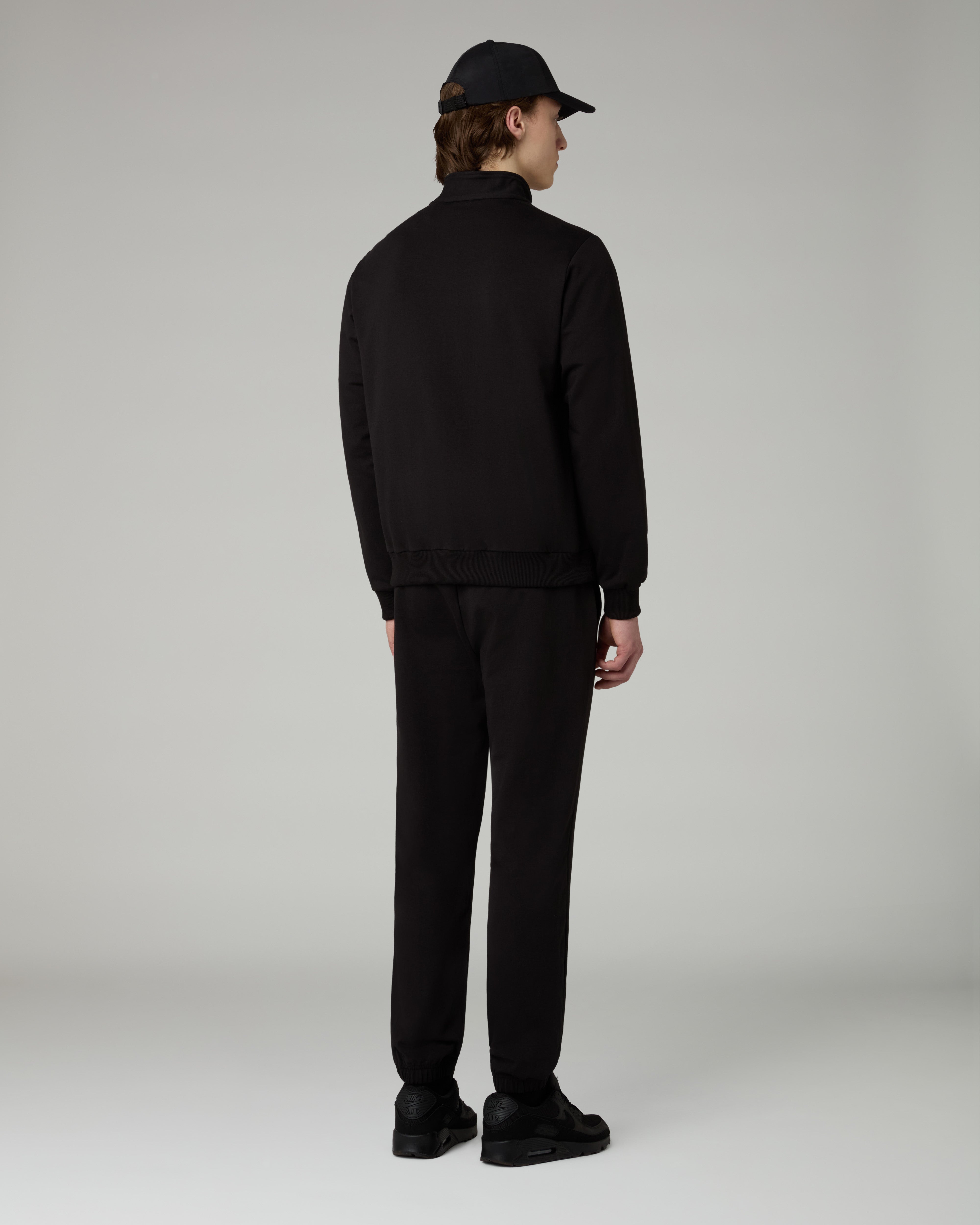 australian-essential-line-tracksuit-tuta-felpa-nera-full-zip image 2