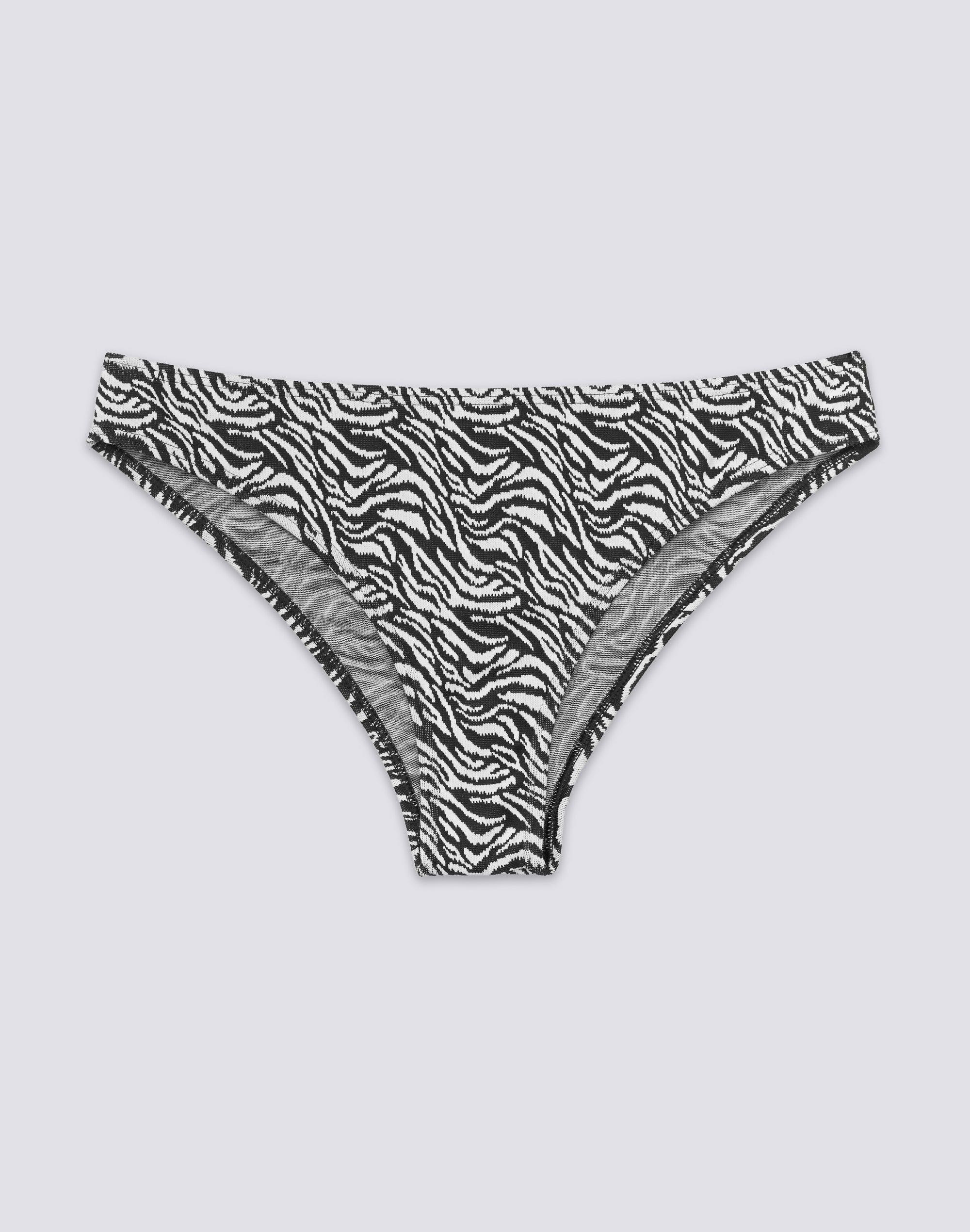 sundek-vega-slip-bikini-culotte-zebrato-in-lycra-jacquard image 1