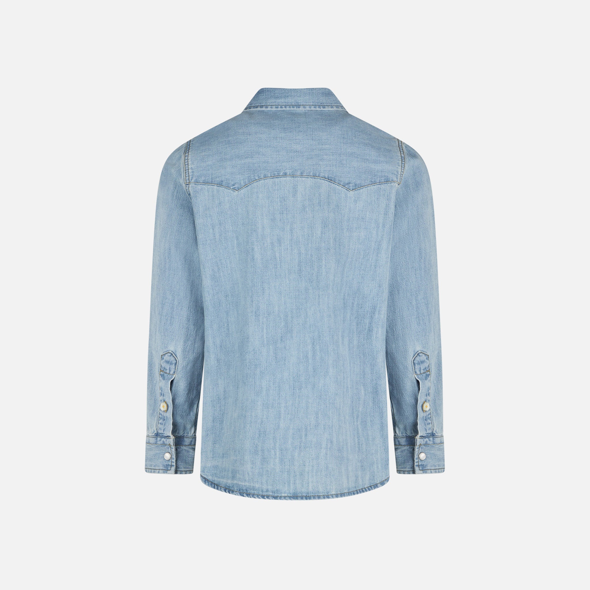 mc2-saint-barth-camicia-bambino-in-lino-denim-effetto-vintage image 2