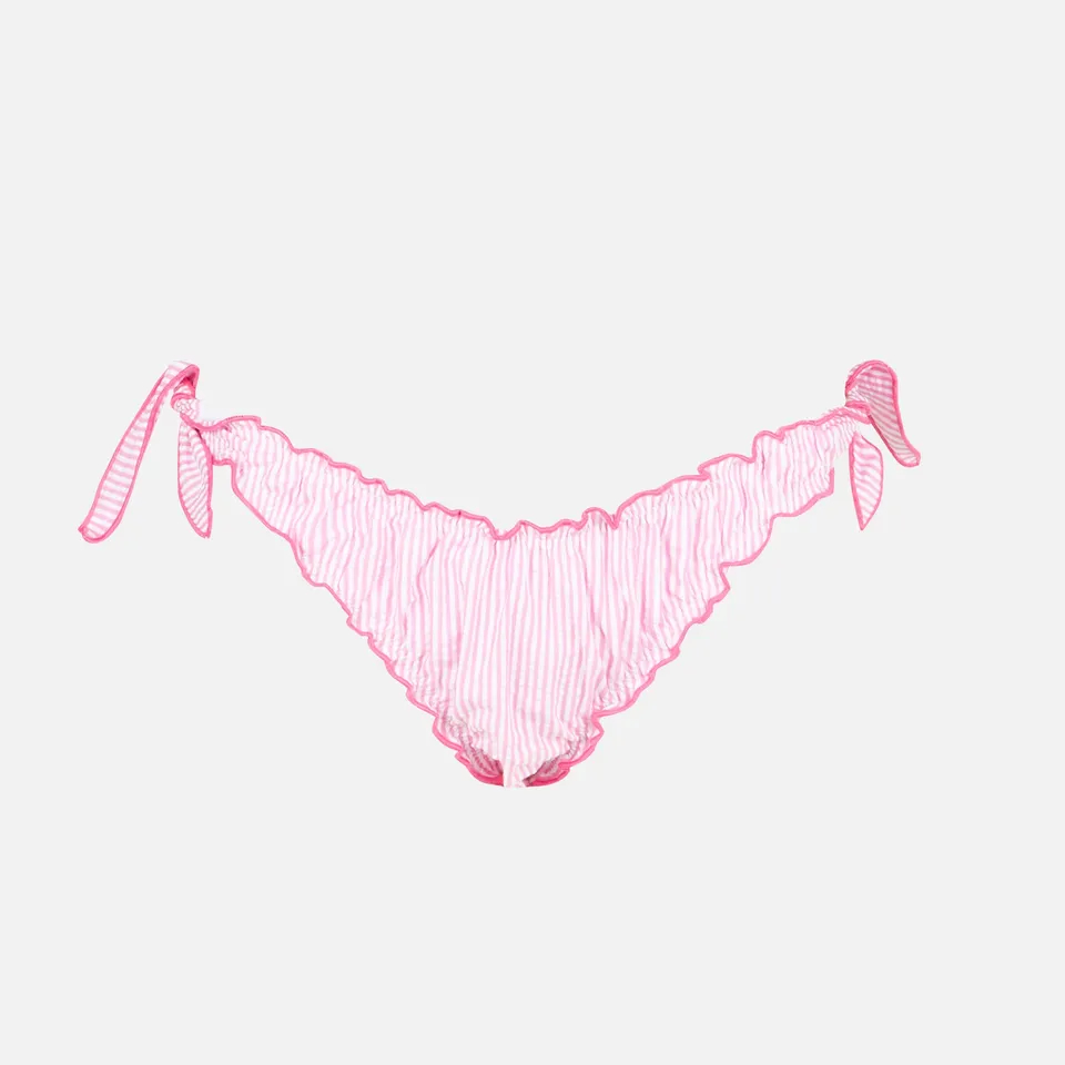 mc2-saint-barth-slip-moon-seersucker-a-righe-rosa-slip-bikini-donna image 1