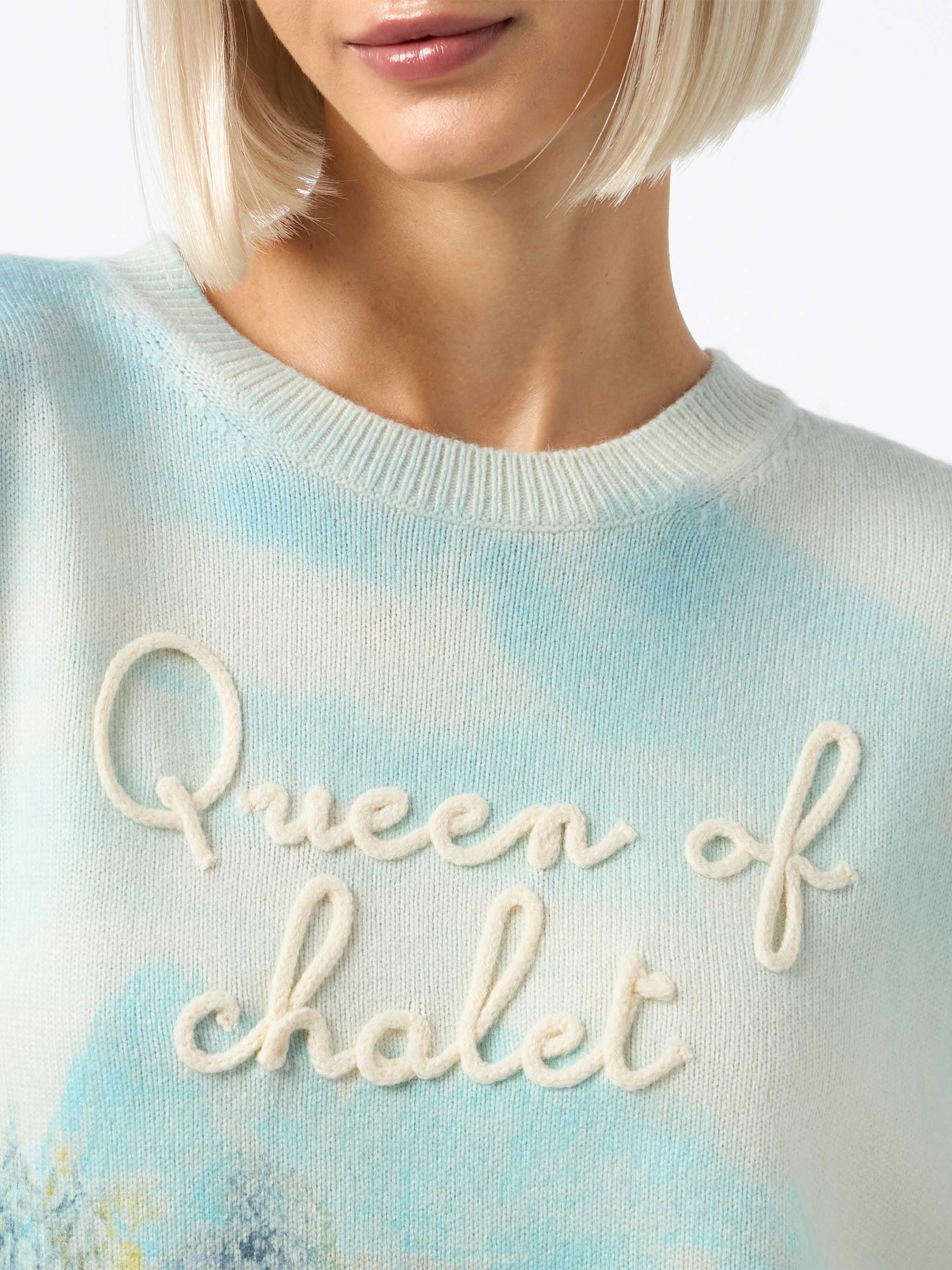 mc2-saint-barth-louise-maglia-in-misto-cashmere-bianca-stampa-chalet image 3