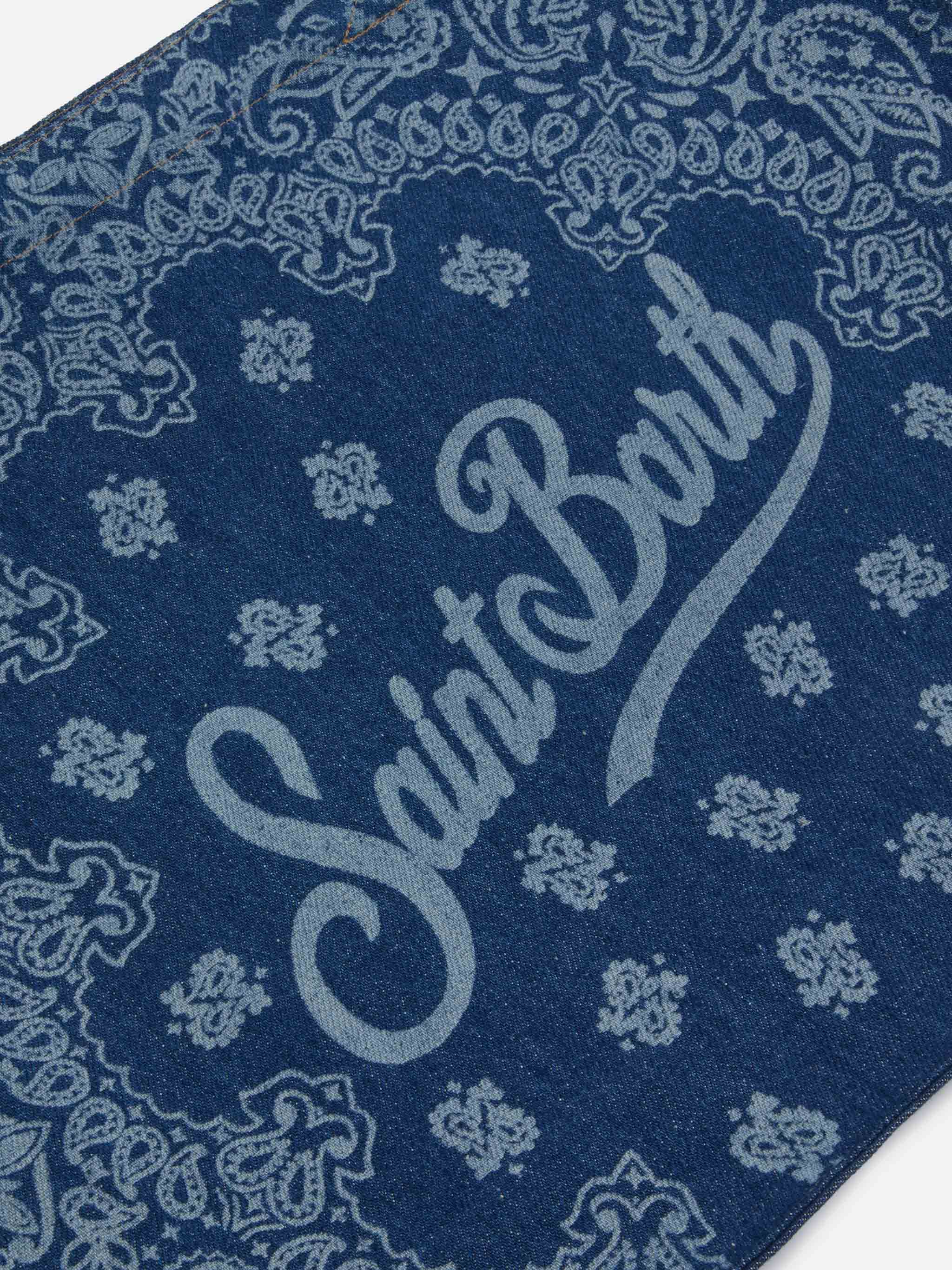 mc2-saint-barth-borsa-essential-denim-bandana-blu-44x34x10-cm image 4