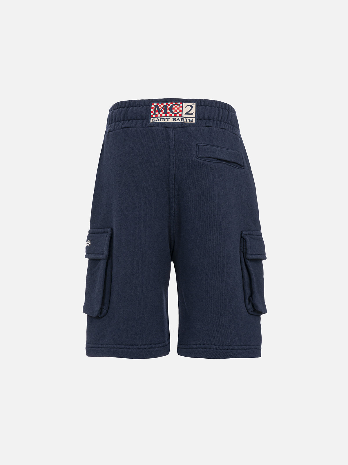 mc2-saint-barth-pantaloncini-cargo-blu-navy-cargy-jr-da-bambino image 2