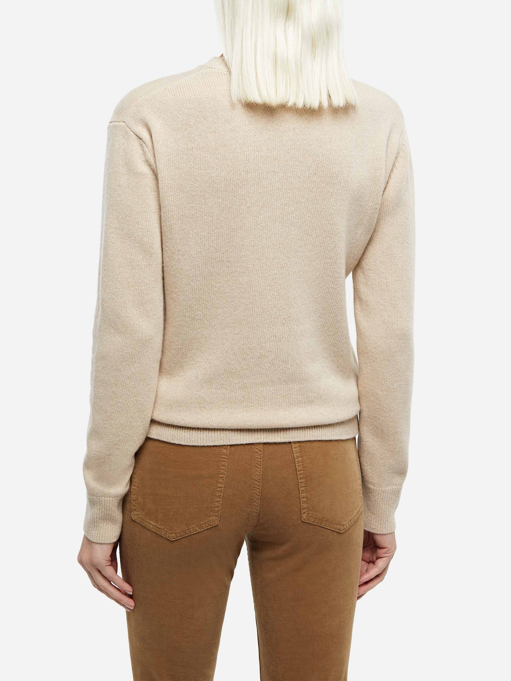 mc2-saint-barth-maglione-girocollo-sorbonne-da-donna-in-misto-cashmere-beige image 3
