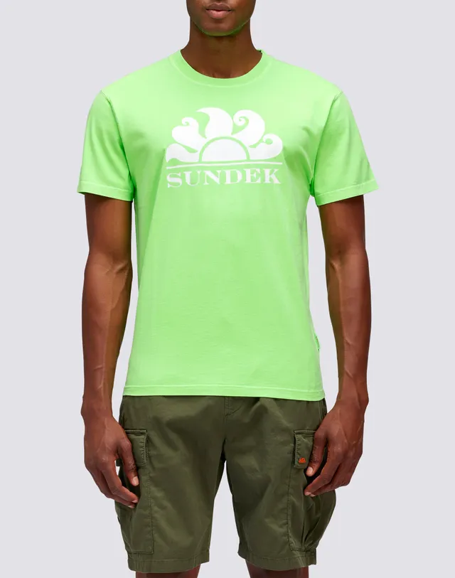sundek-t-shirt-uomo-mezza-manica-cotone-logo-stampato image 1