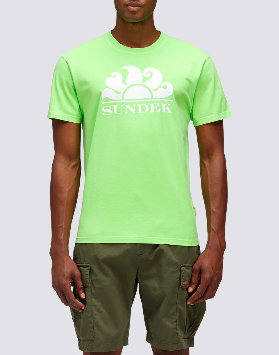 sundek-t-shirt-uomo-mezza-manica-cotone-logo-stampato image 1