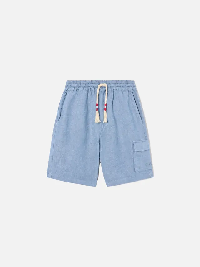 mc2-saint-barth-bermuda-marseille-jr-bambino-shorts-chambray-denim-chiaro image 1