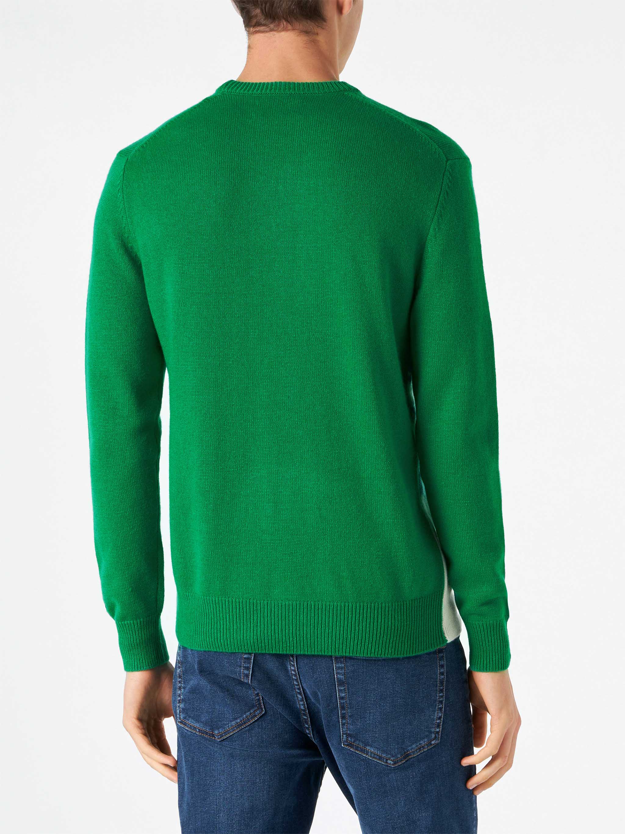 mc2-saint-barth-maglione-heron-uomo-girocollo-st-moritz-jacquard-verde image 3