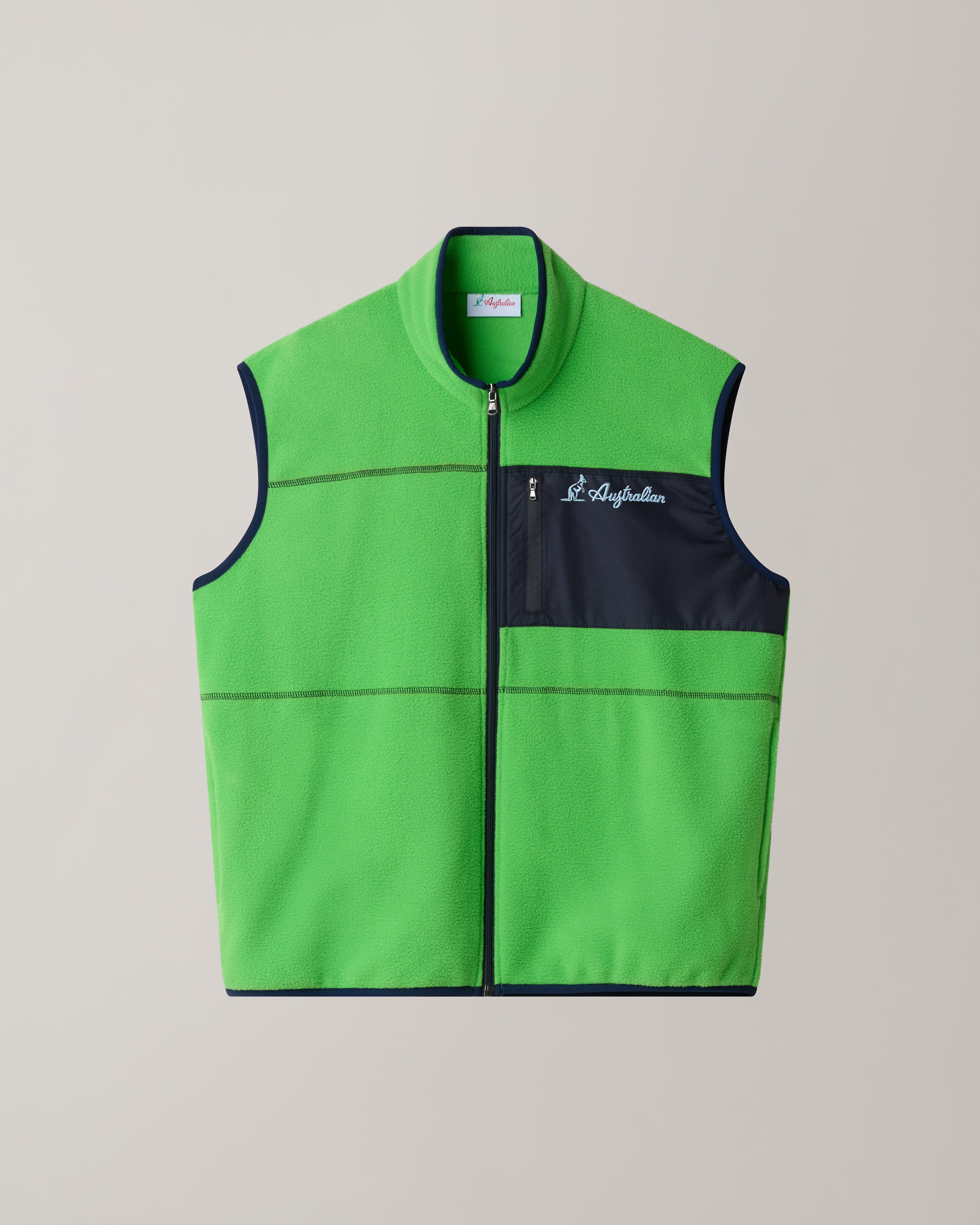 australian-color-block-gilet-smanicato-pile-full-zip image 6