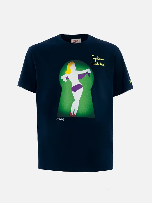 mc2-saint-barth-t-shirt-man-uomo-cotone-lodola-special-edition image 1