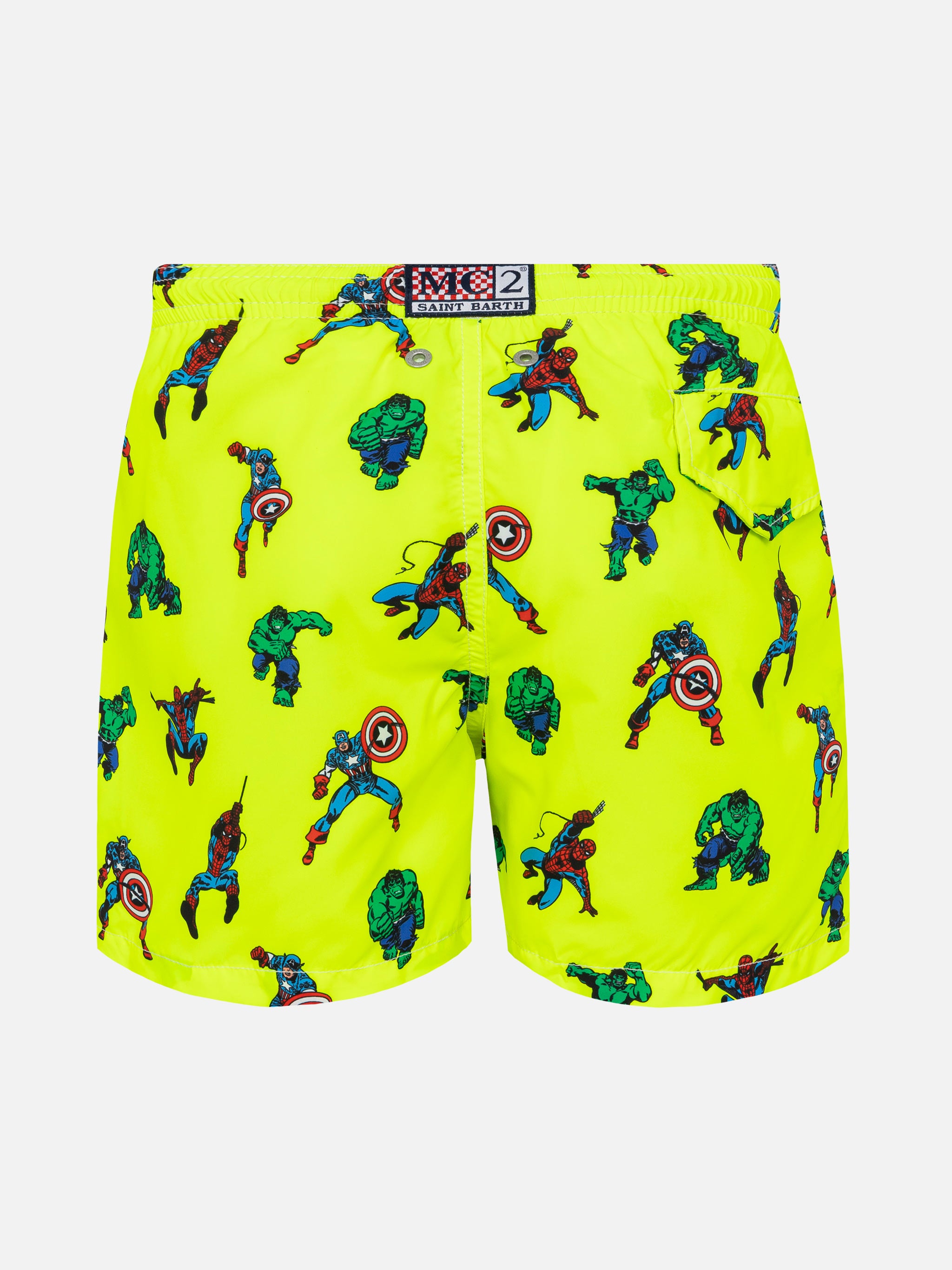 mc2-saint-barth-jean-lighting-costume-mare-bambino-marvel-super-eroi-giallo-fluo image 2