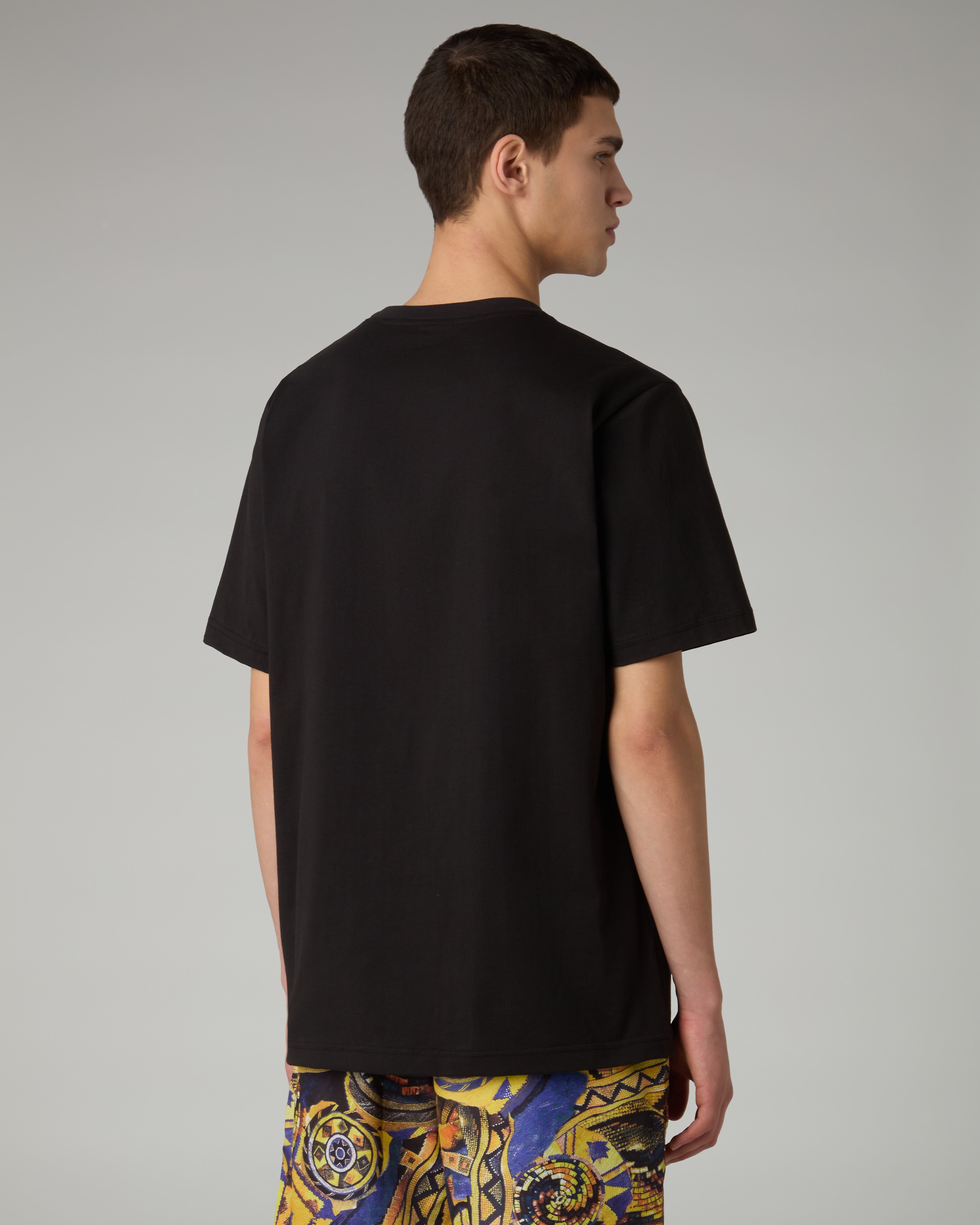 australian-mistero-t-shirt-heritage-nera-in-cotone-regular-fit image 3