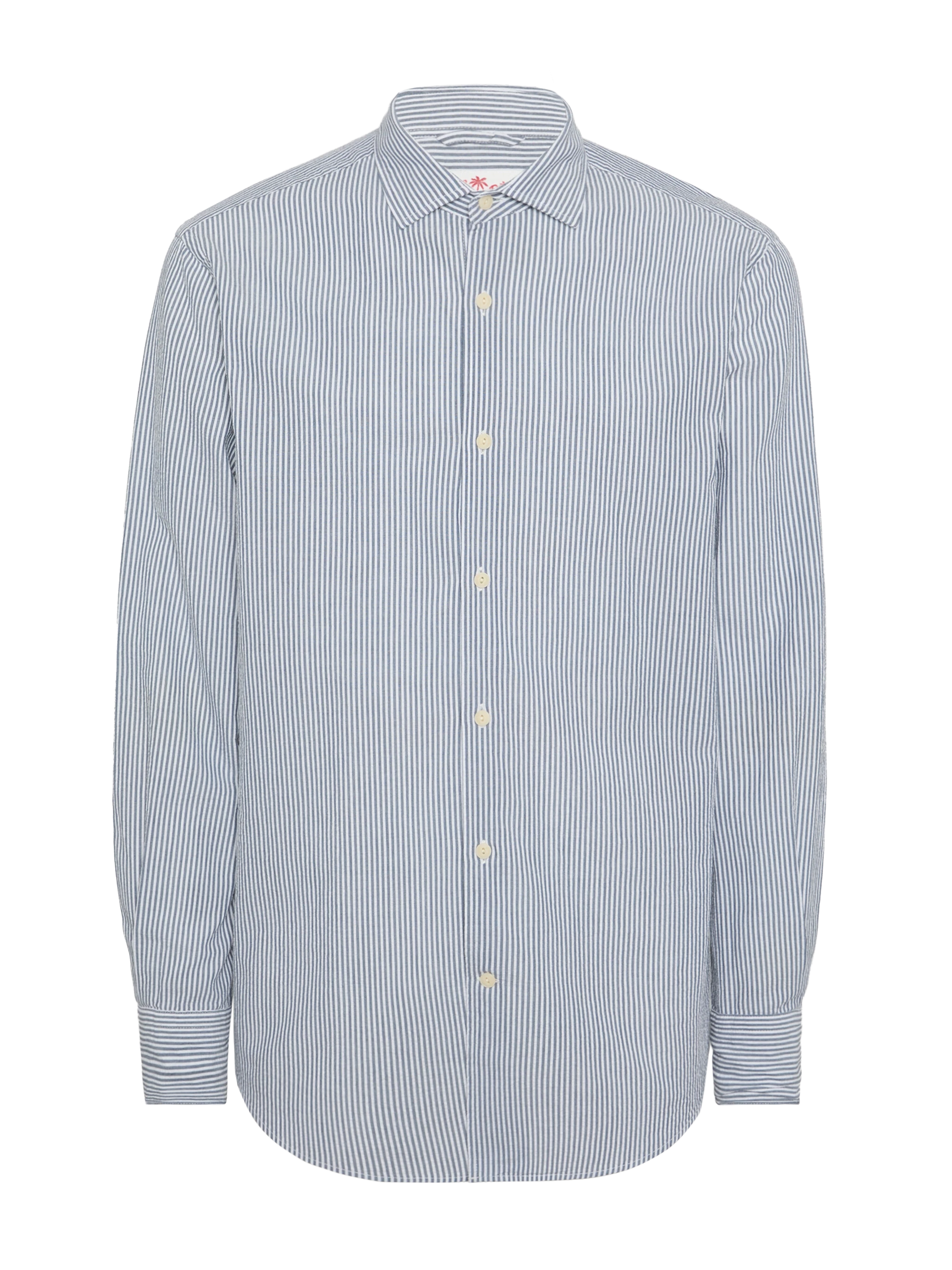 mc2-saint-barth-camicia-pamplona-uomo-in-seersucker-a-righe-azzurre image 4