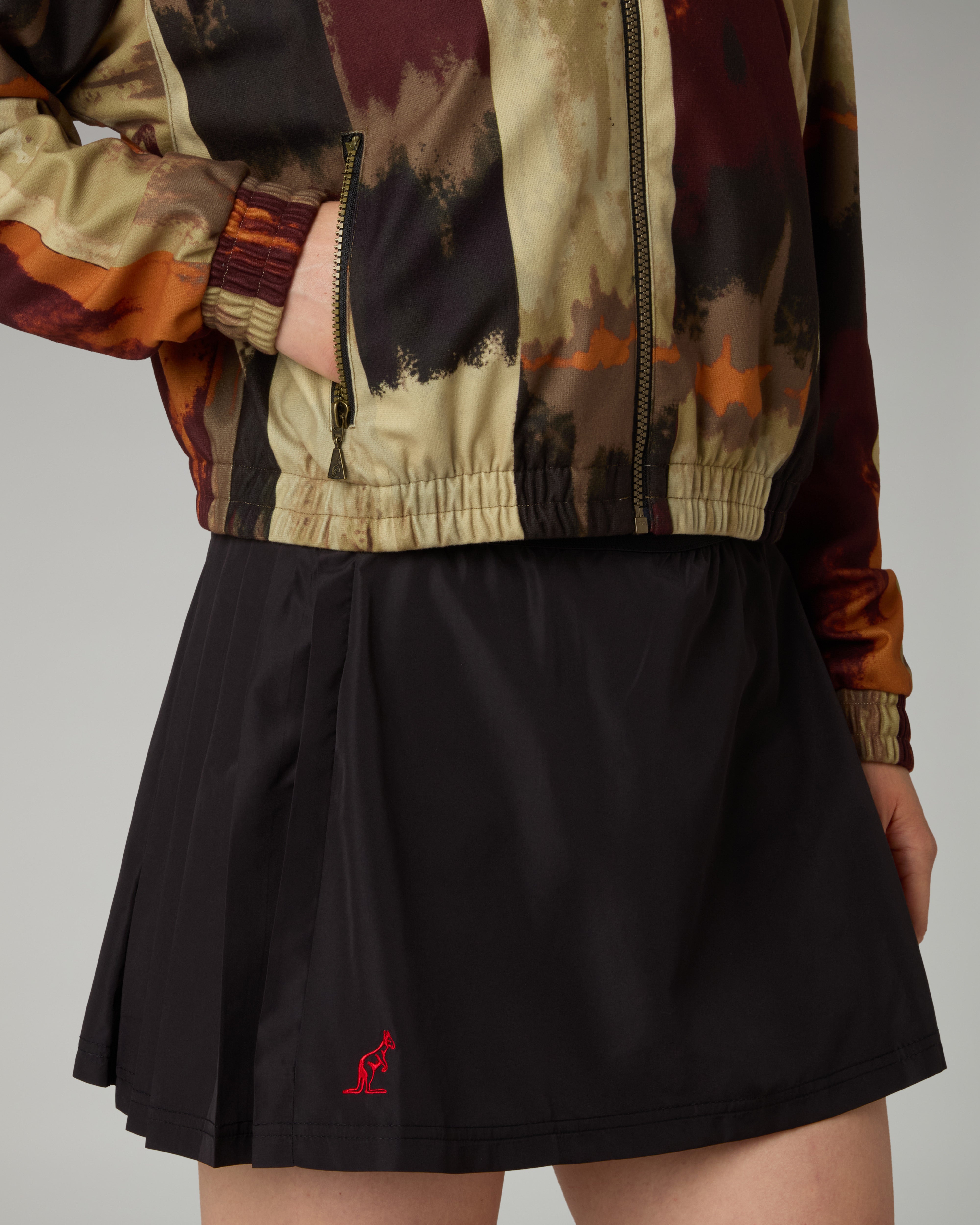 australian-bujad-track-jacket-arancione-cropped-con-stampa-all-over image 5