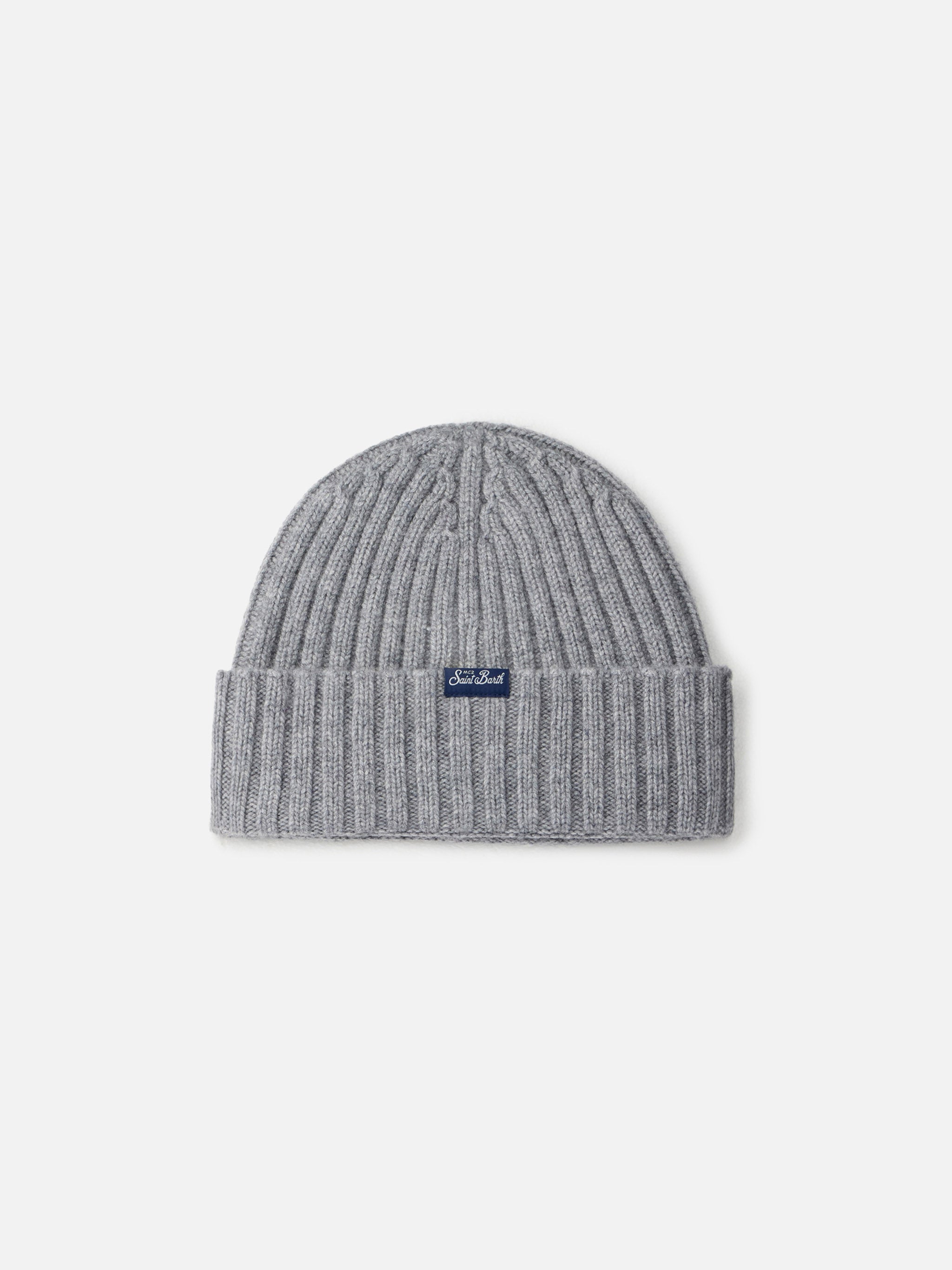 mc2-saint-barth-cappello-wengen-grigio-a-coste-con-ricamo-courma image 3
