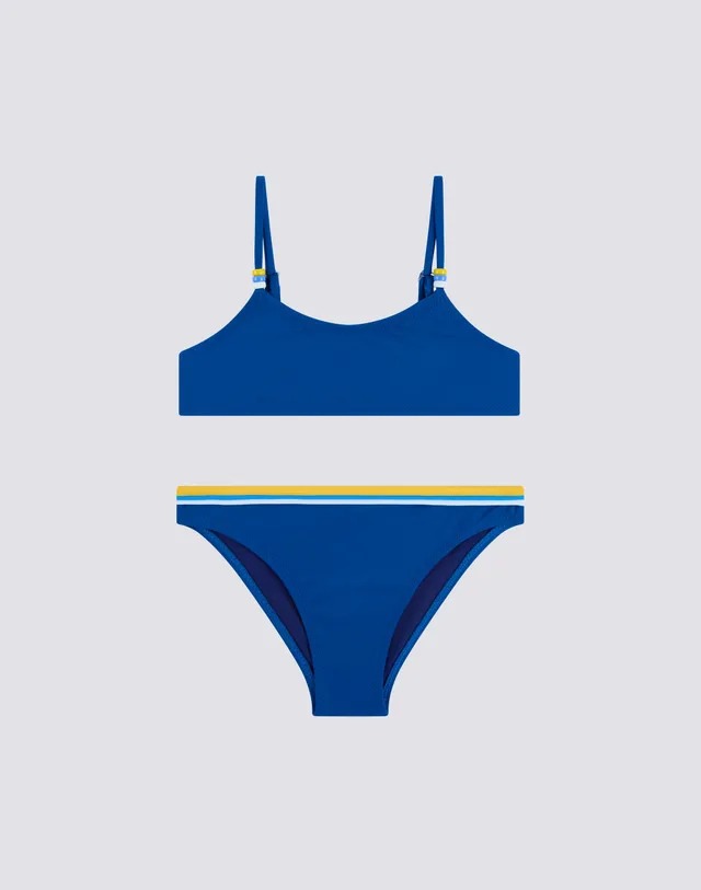 sundek-jennifer-bikini-bambina-top-regolabile-e-slip-fisso image 1