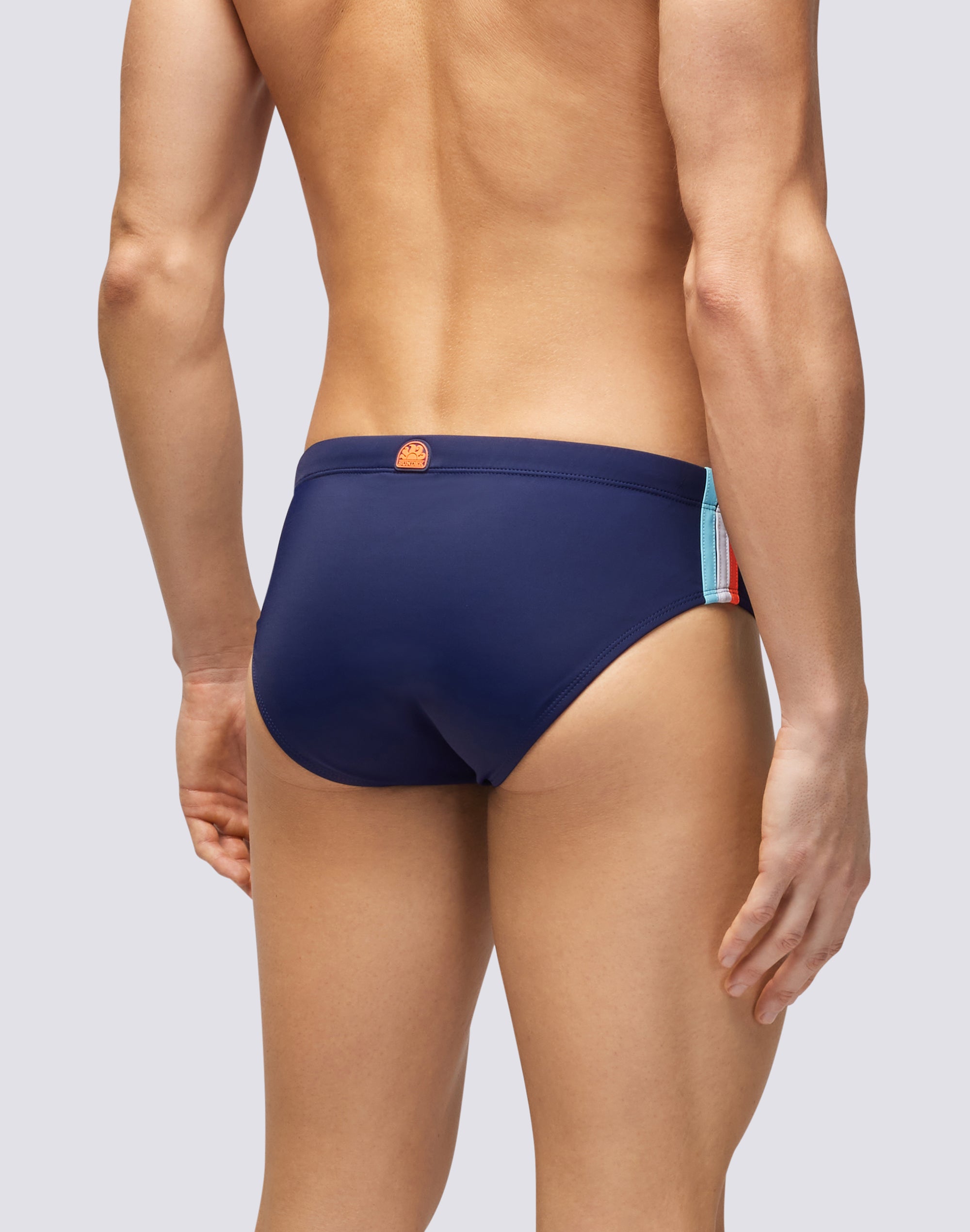 sundek-slip-mare-uomo-diwalter-tinta-unita-con-bande-laterali-2 image 2