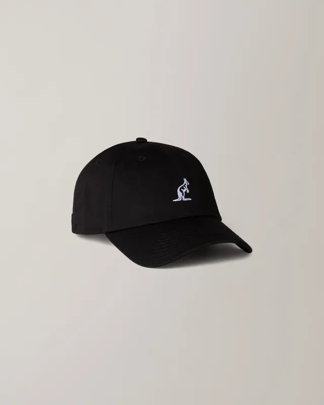 australian-essential-timeless-cap-dad-hat-nero-in-cotone image 1