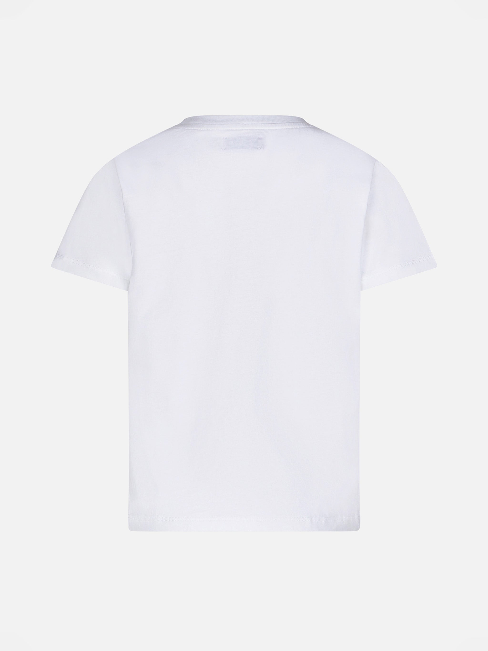 mc2-saint-barth-t-shirt-bambina-hello-kitty-j-arrive-bianca image 2